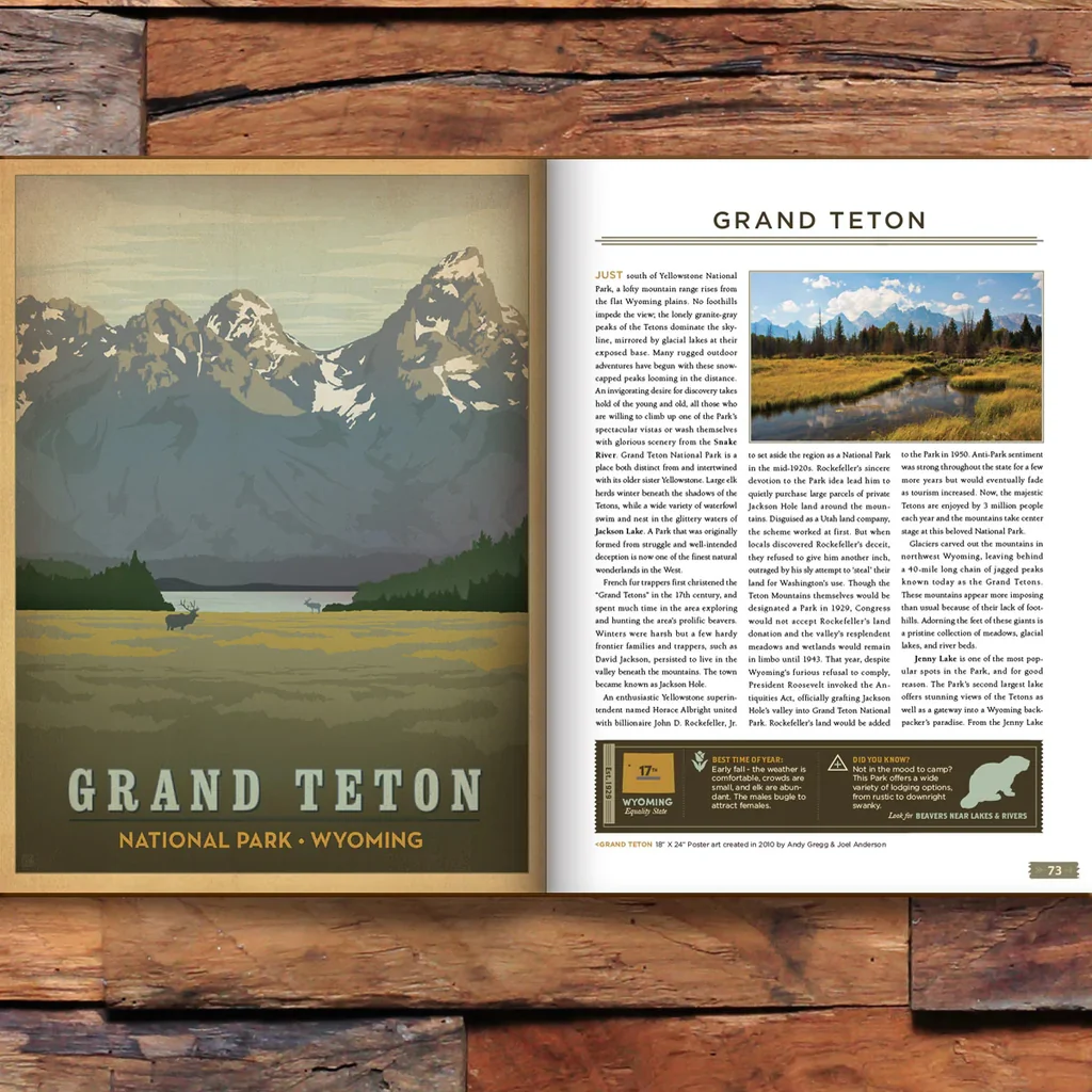 Anderson Design Group 63 National Parks: Updated Edition HARD COVER Coffee Table Book - Image 6
