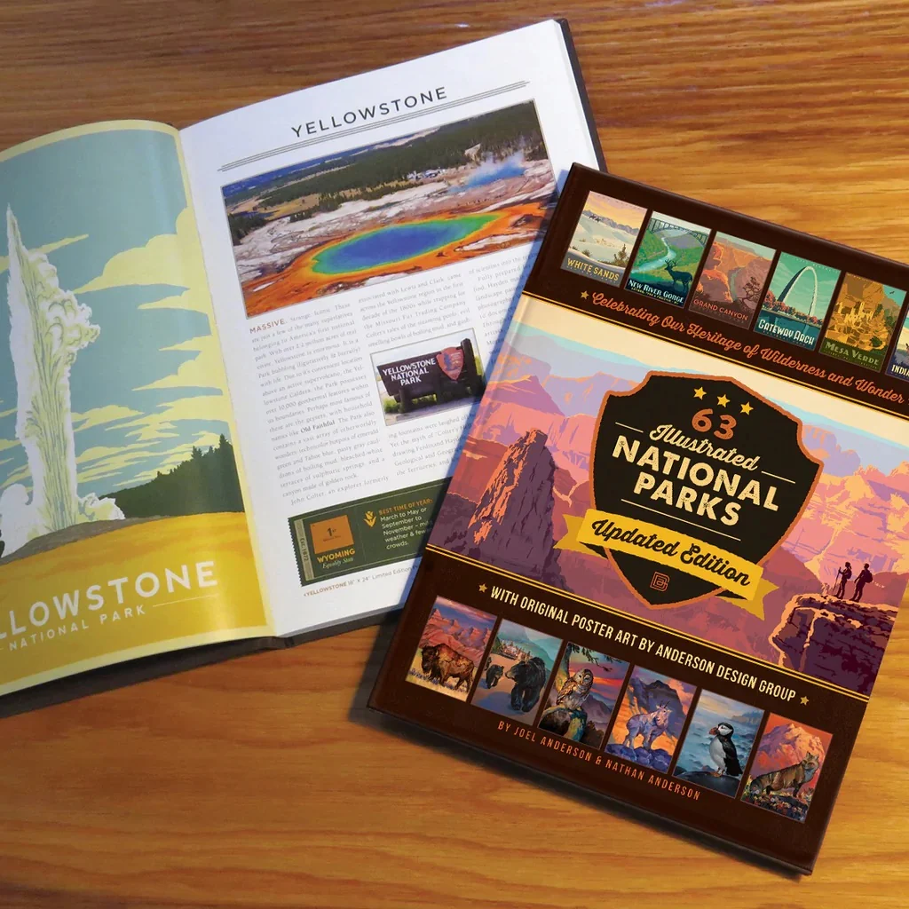 Anderson Design Group 63 National Parks: Updated Edition HARD COVER Coffee Table Book - Image 7