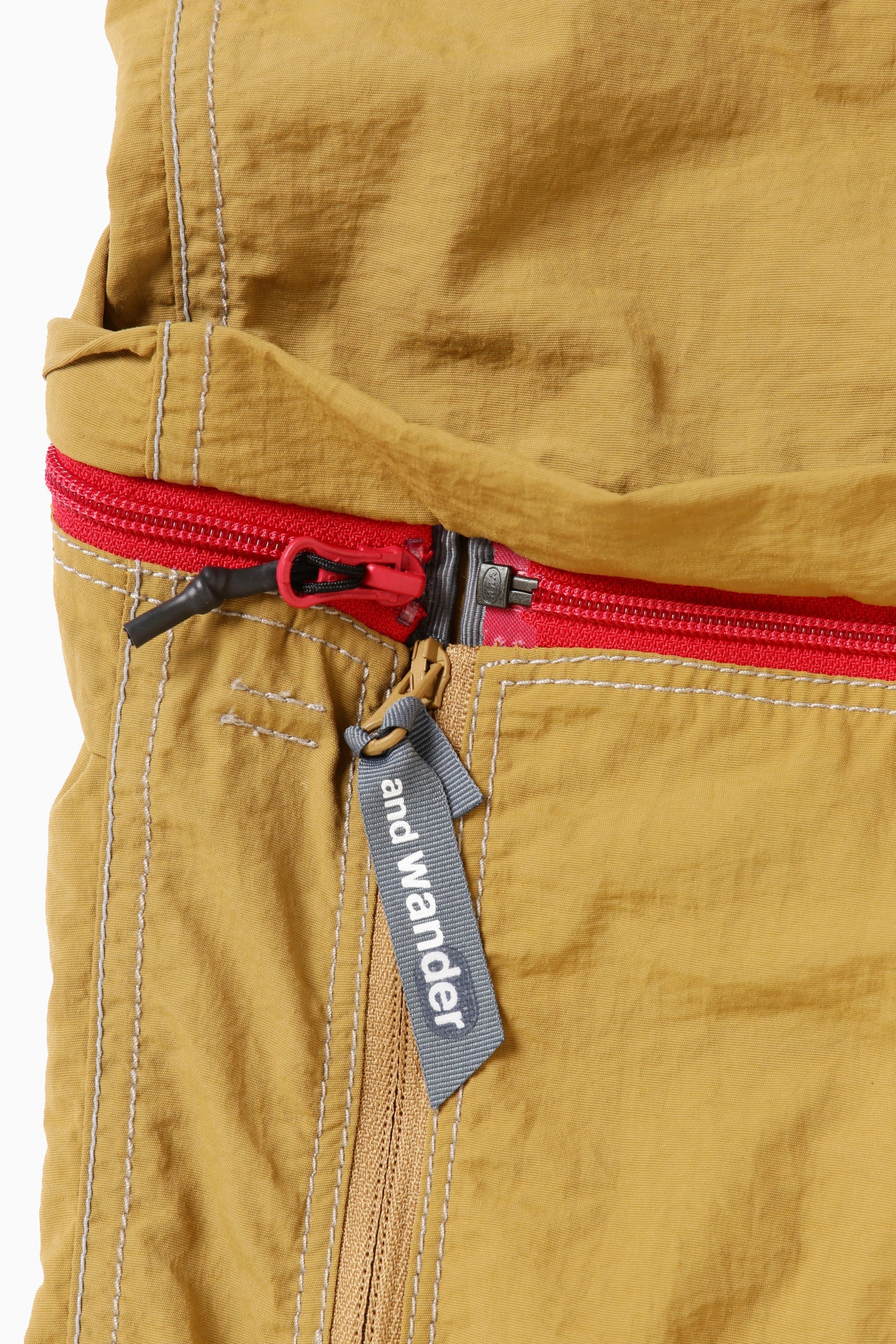 And Wander | NY Taffeta Hiker 2Way Pants | Beige - Image 10