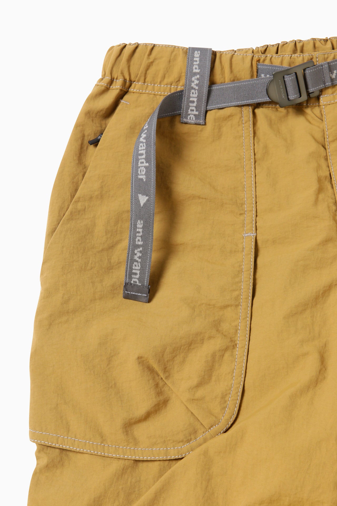 And Wander | NY Taffeta Hiker 2Way Pants | Beige - Image 5