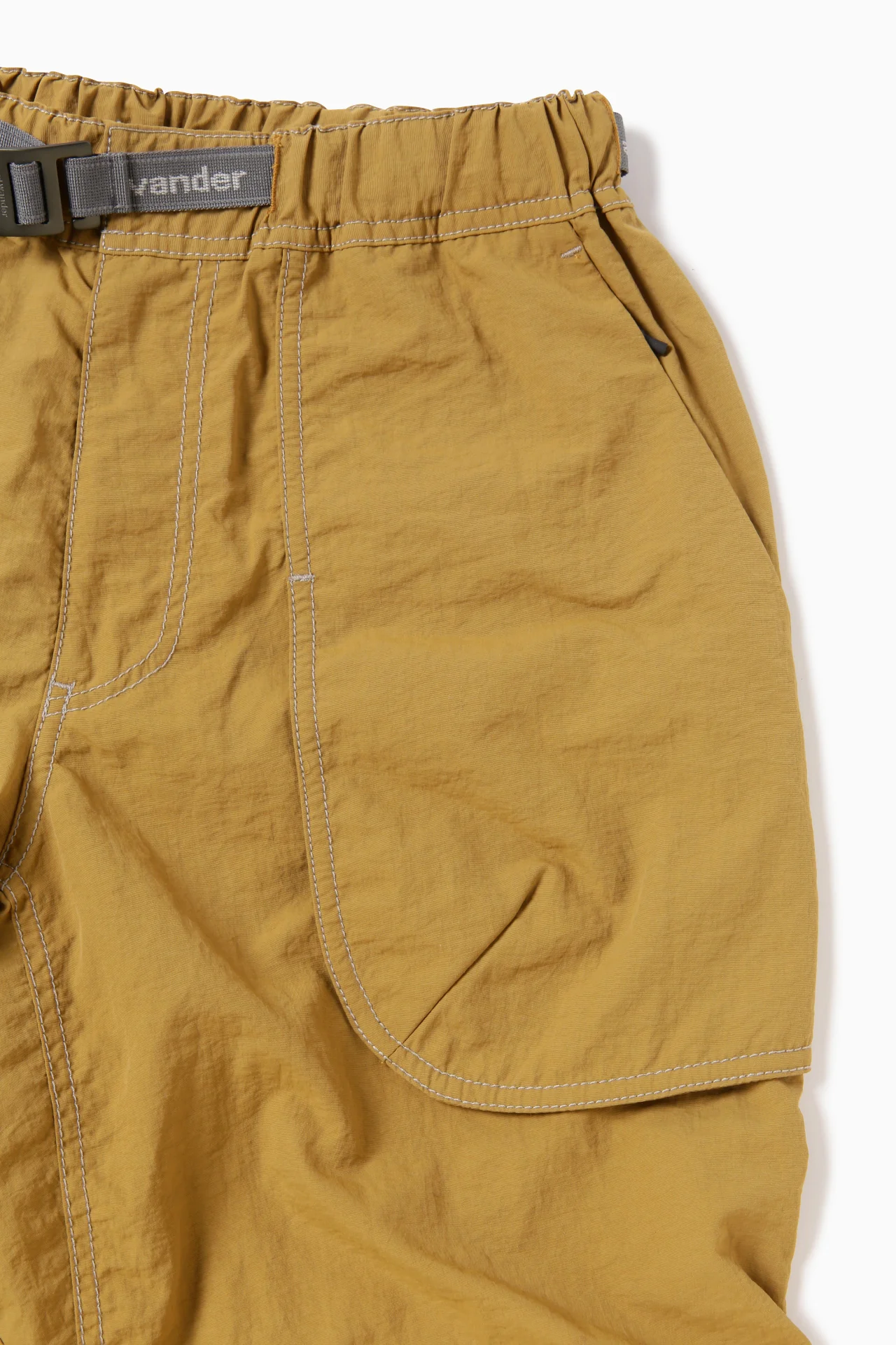 And Wander | NY Taffeta Hiker 2Way Pants | Beige - Image 6