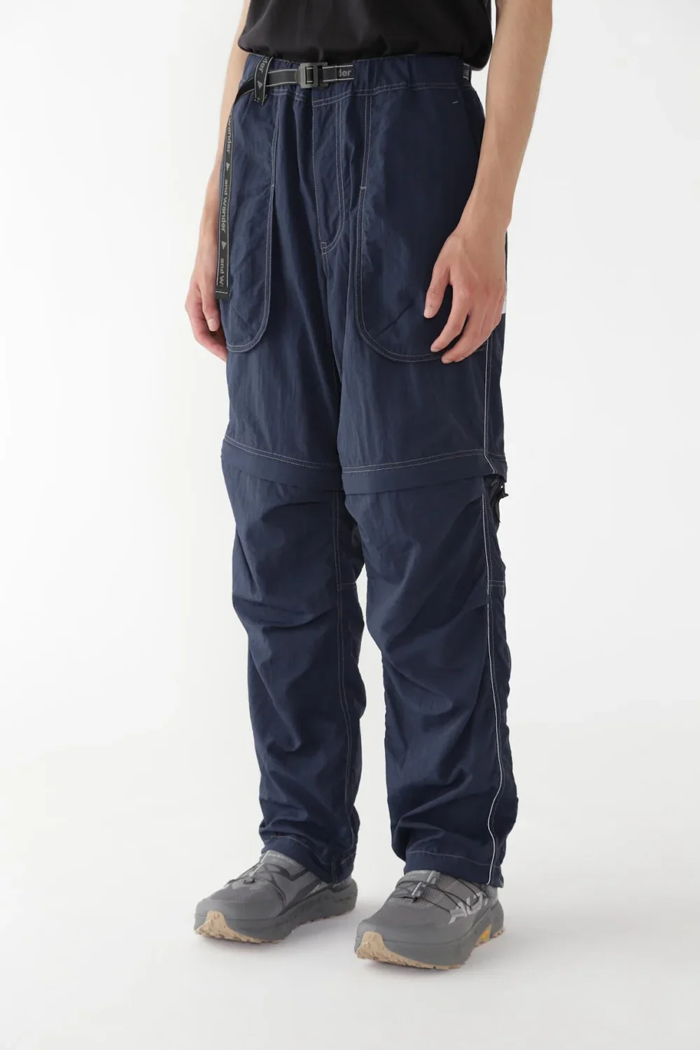And Wander NY Taffeta Hiker 2Way Pants - Navy - Image 8