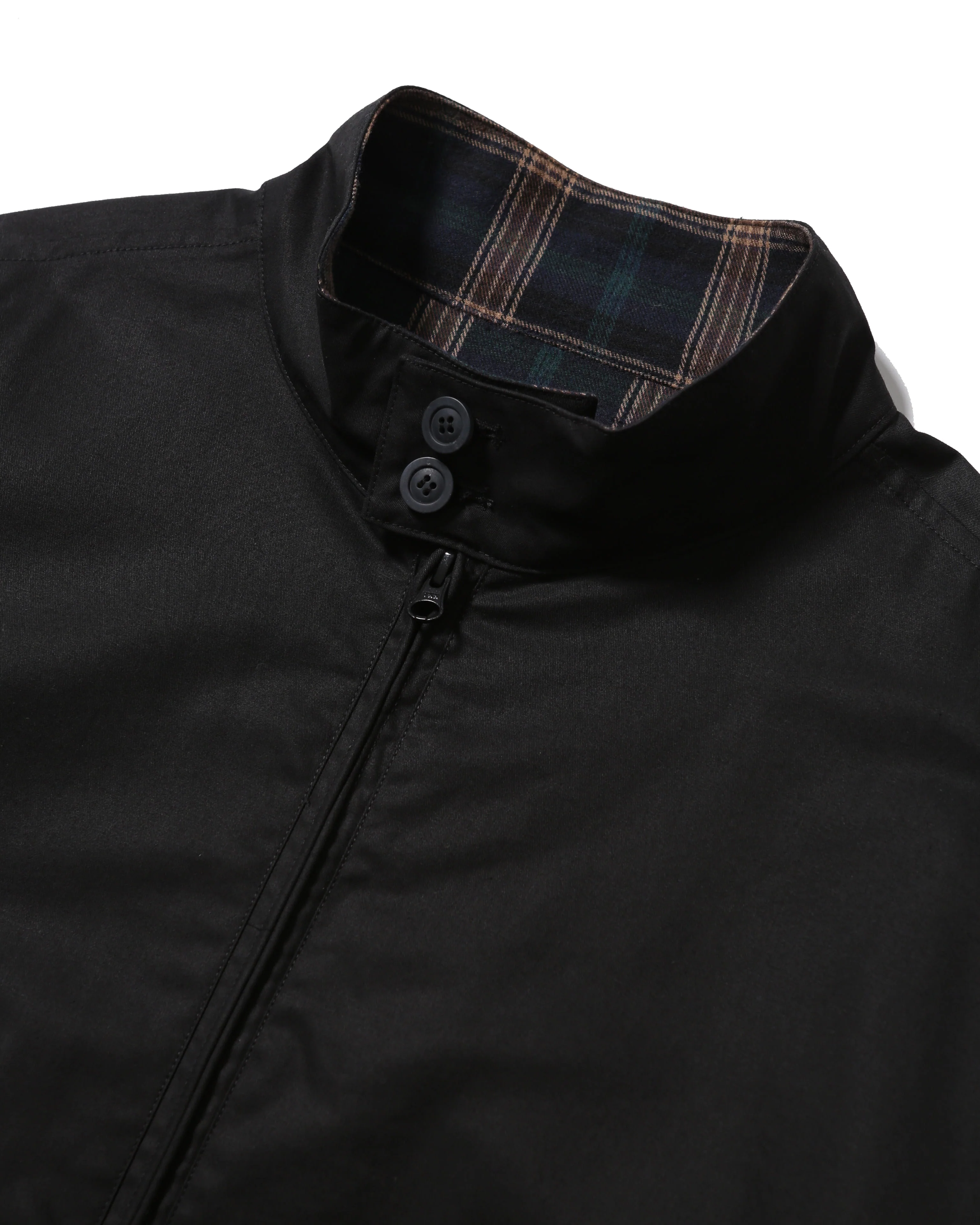 Anglan Double Pocket Harrington Jacket - Black - Image 3