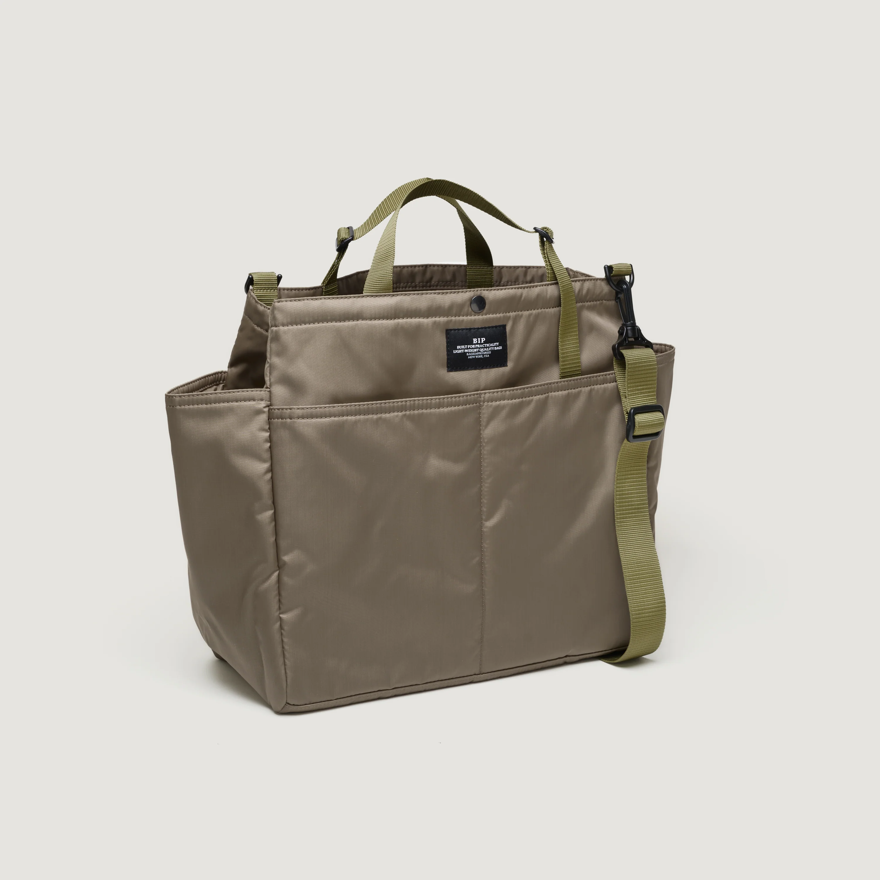 Bags in Progress Carry-All Beach Bag - Dark Beige Puffer - Image 6