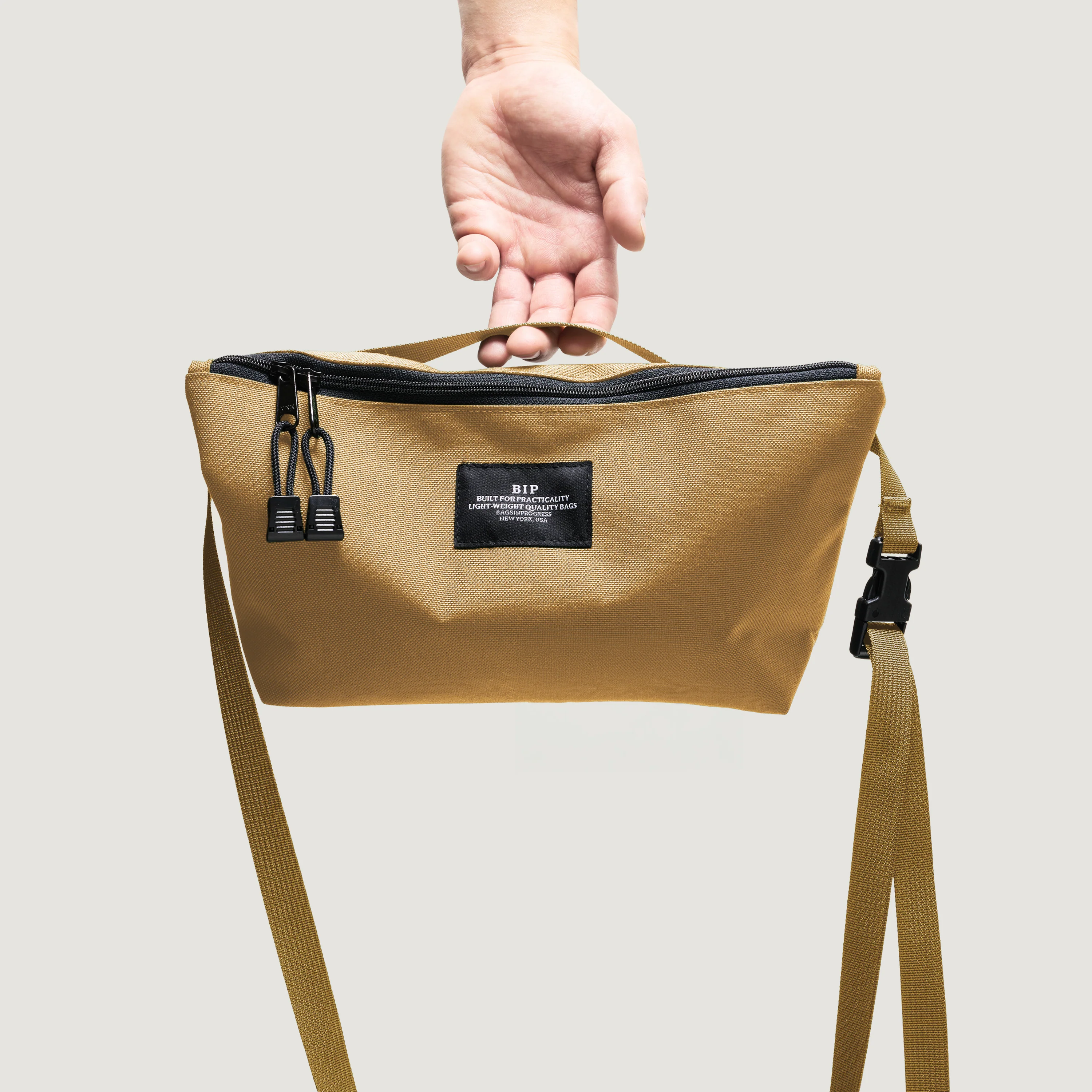 Bags in Progress Fannypack Crossbody  - Khaki - Image 4