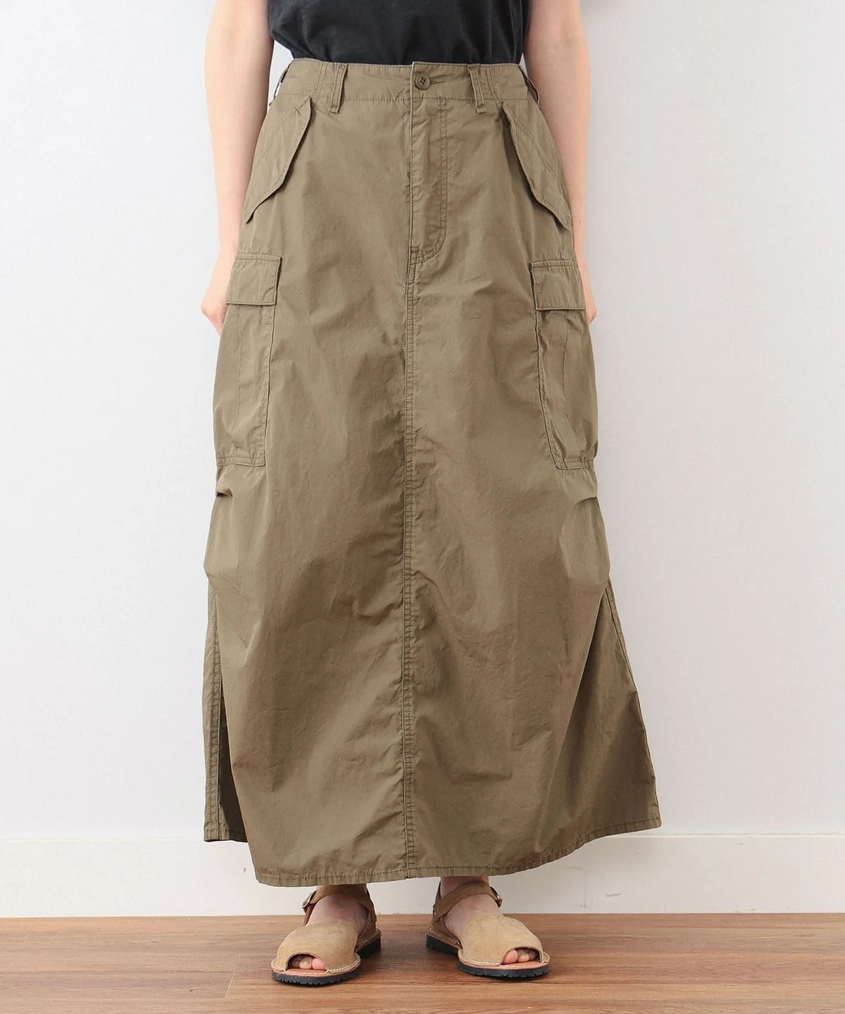 Beams Boy O.C/Type M-65 Skirt - Olive - Image 10