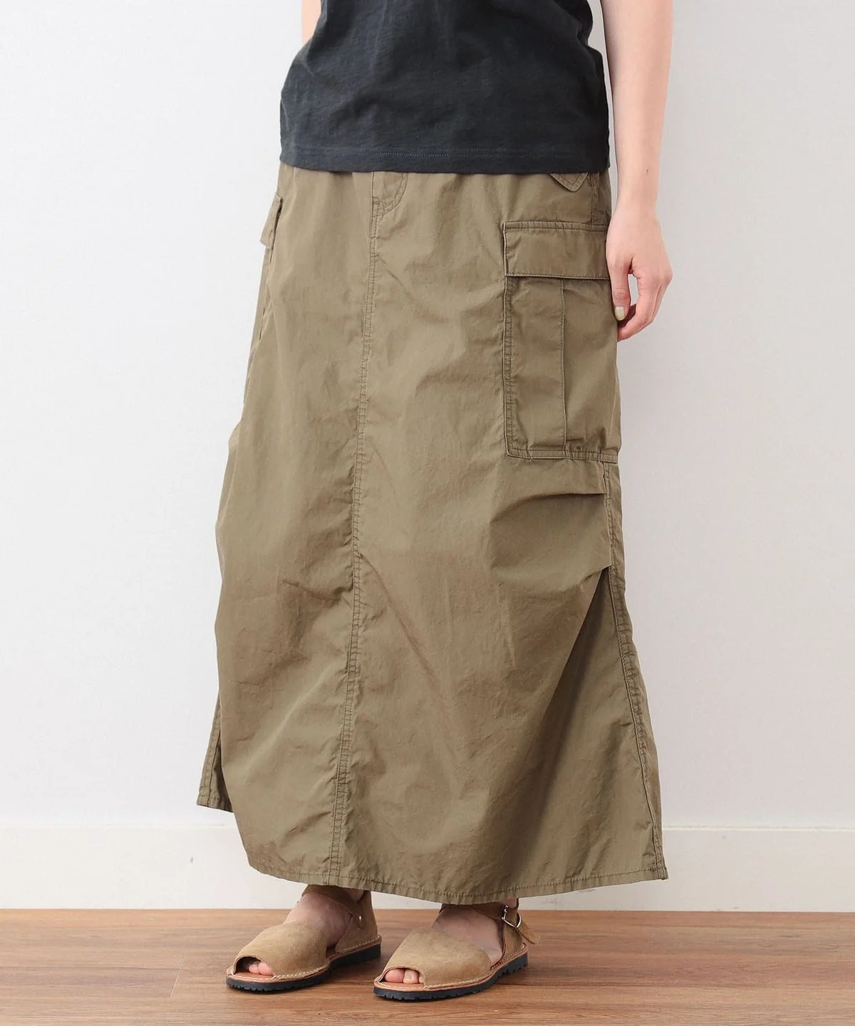 Beams Boy O.C/Type M-65 Skirt - Olive - Image 14