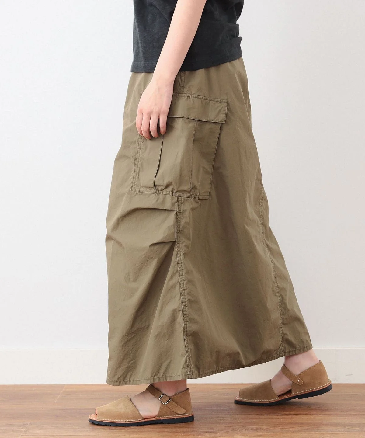 Beams Boy O.C/Type M-65 Skirt - Olive - Image 15