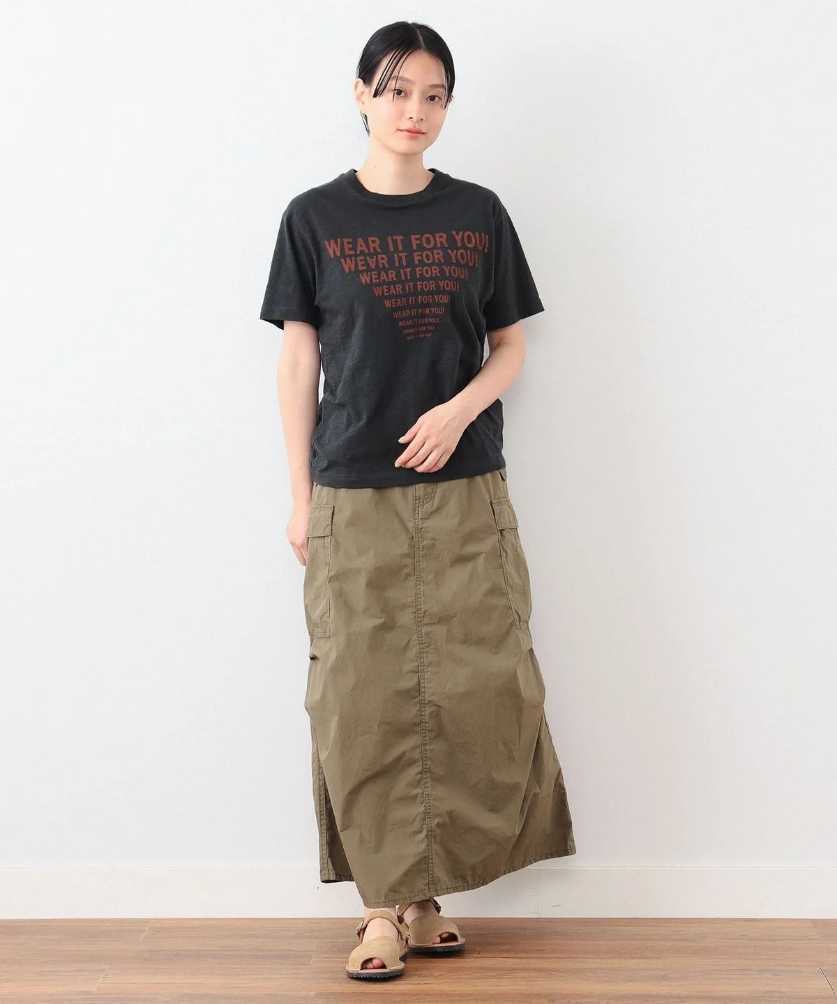 Beams Boy O.C/Type M-65 Skirt - Olive - Image 16