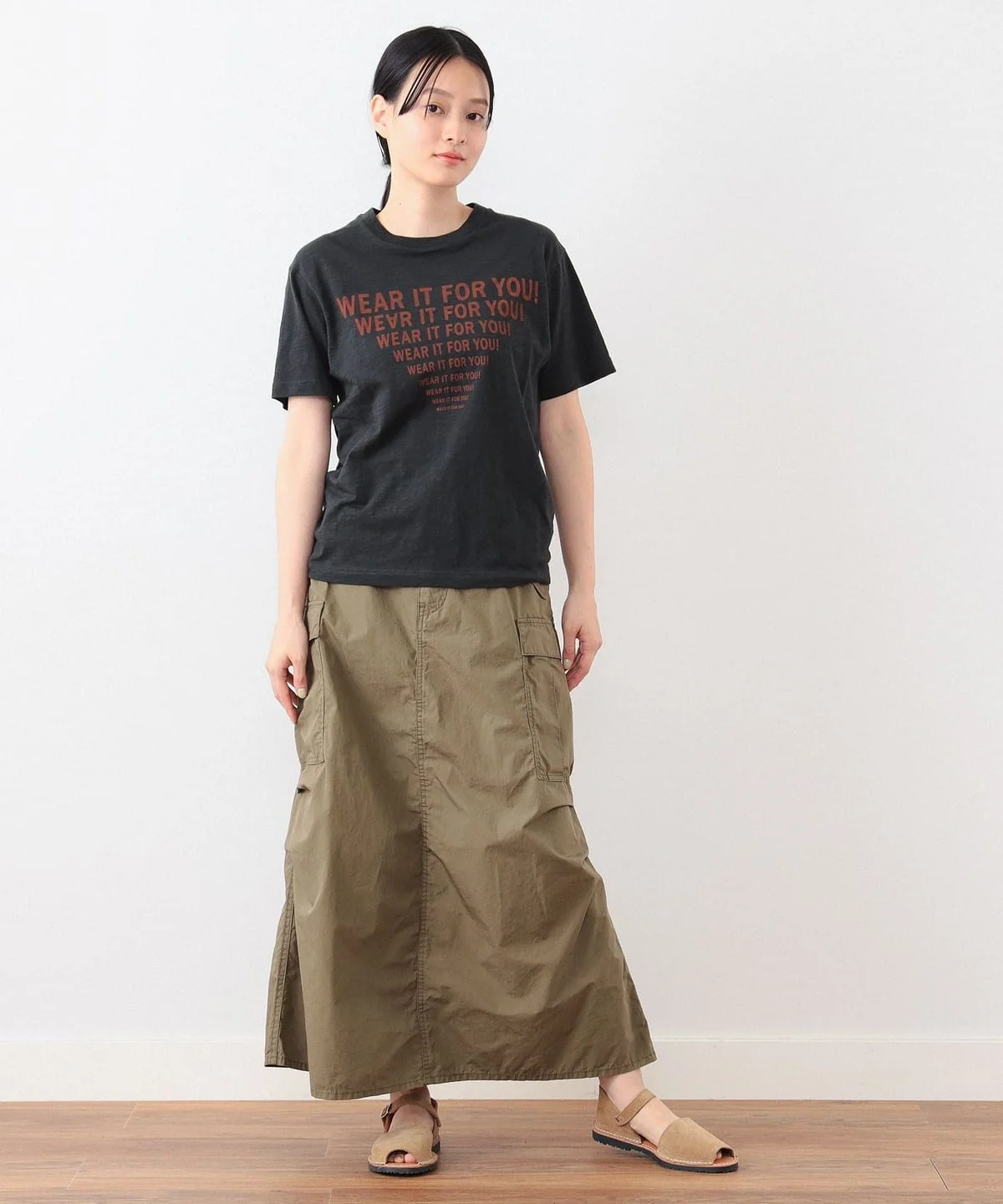 Beams Boy O.C/Type M-65 Skirt - Olive - Image 17