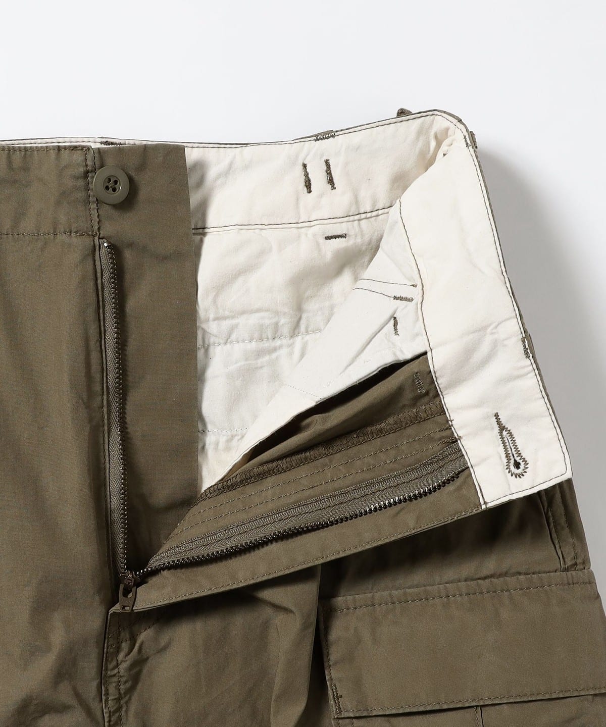 Beams Boy O.C/Type M-65 Skirt - Olive - Image 4