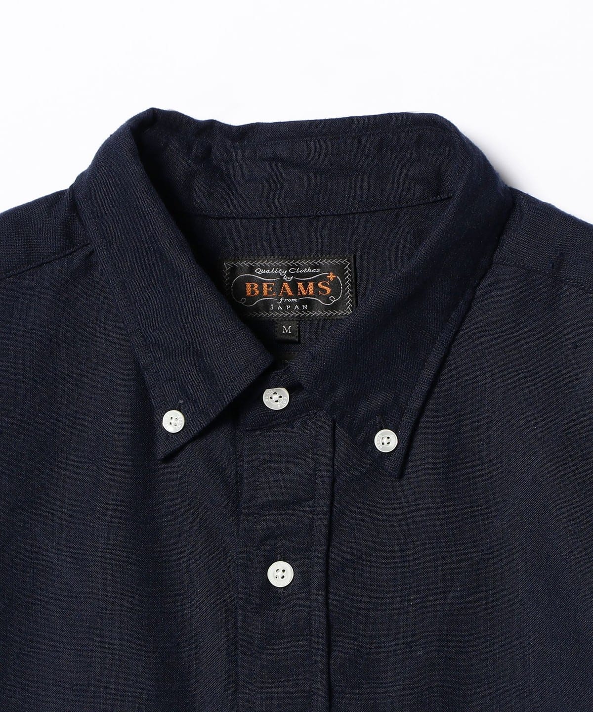 Beams Plus B.D. COOLMAX® Linen - Navy - Image 5