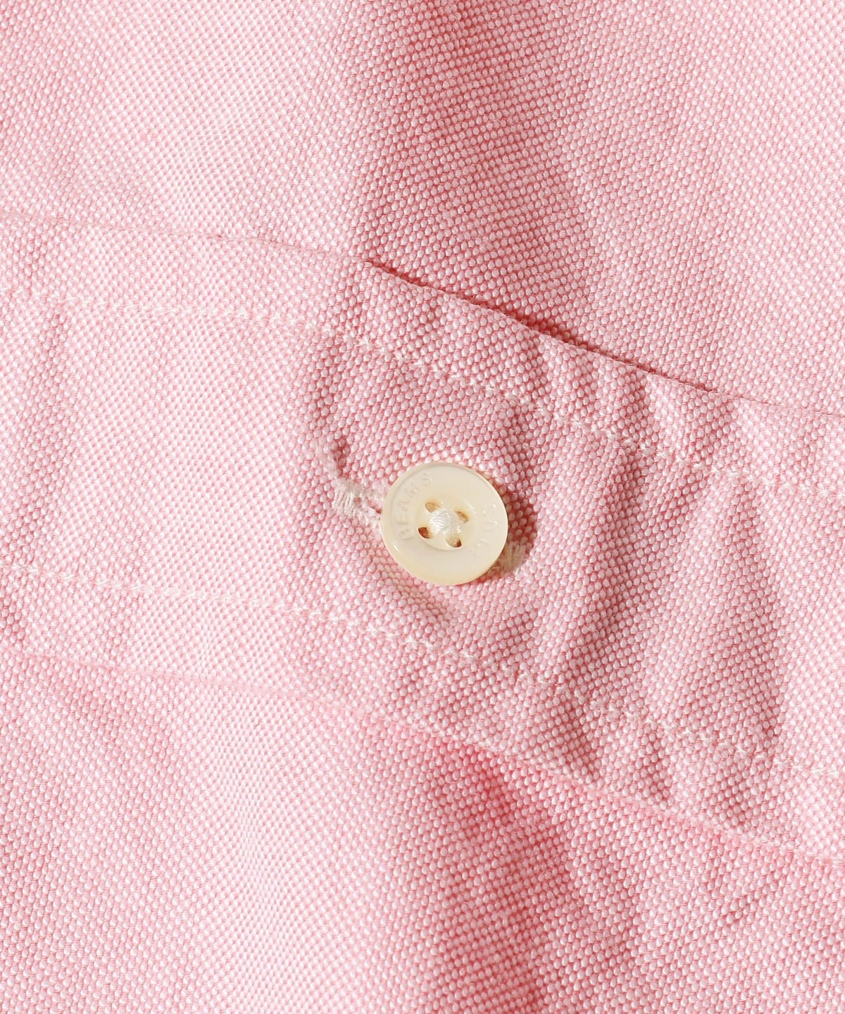 Beams Plus | B.D. Short Sleeve Oxford | Pink - Image 5