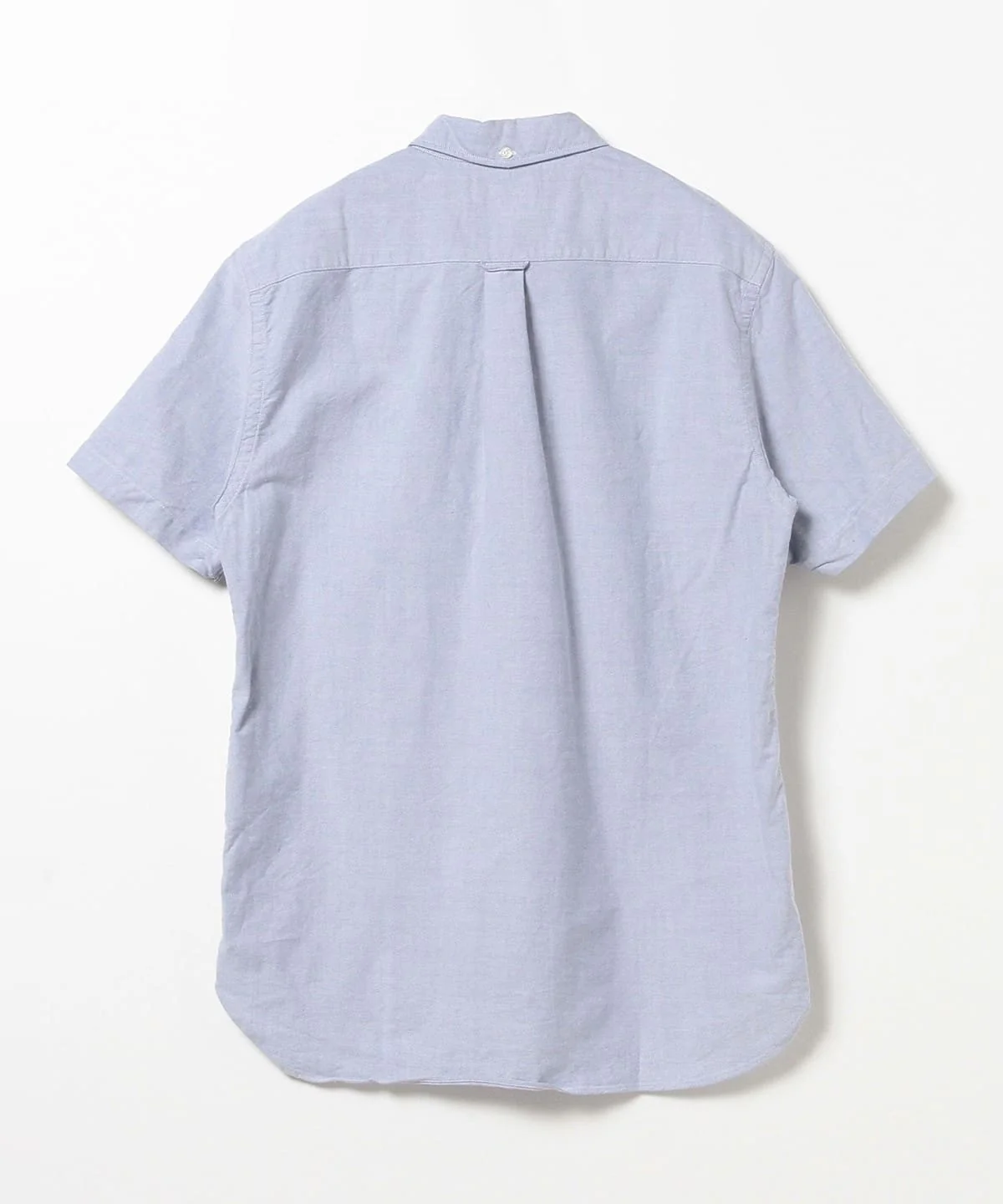 Beams Plus | B.D. Short Sleeve Oxford | Sax - Image 2