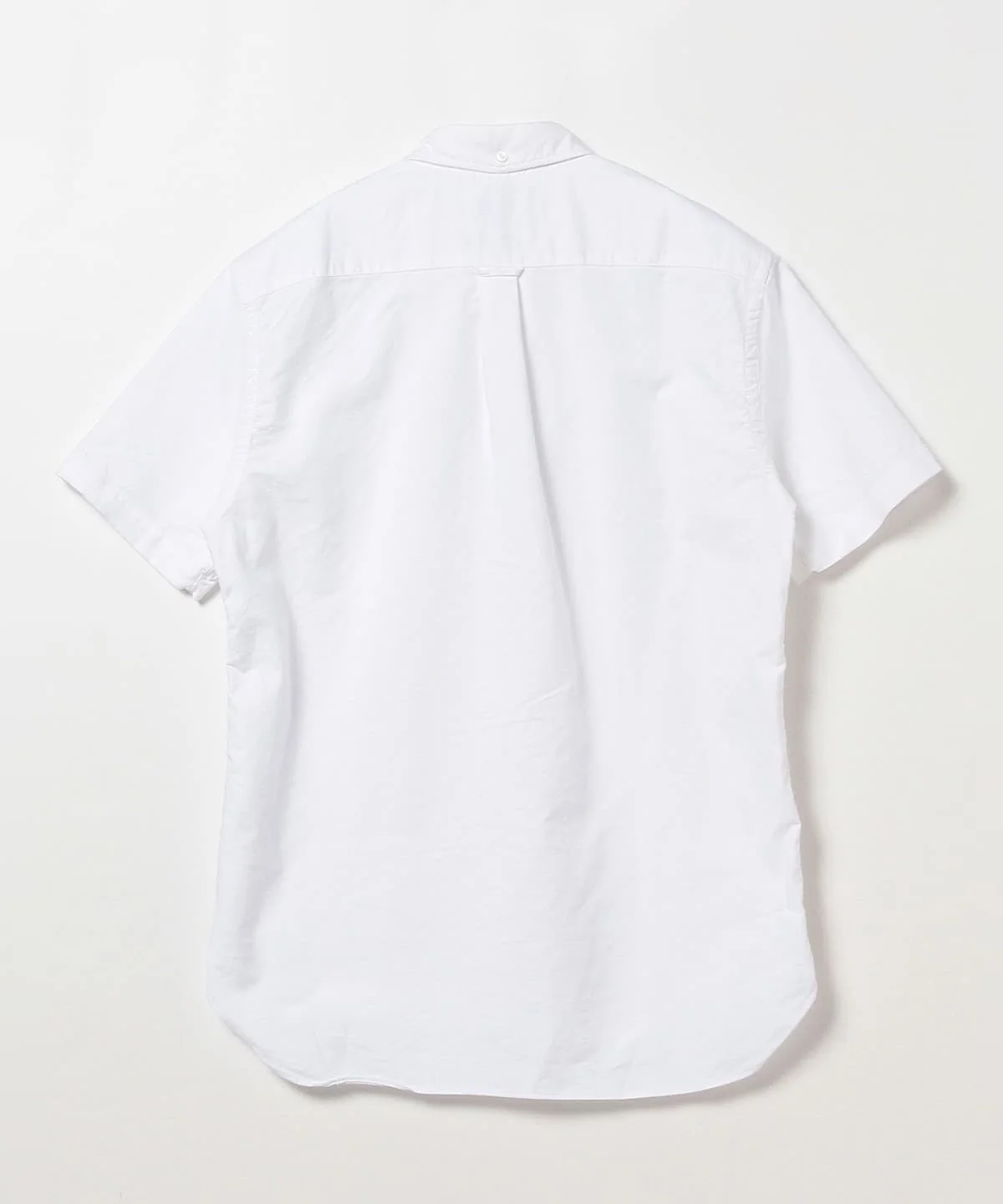 Beams Plus | B.D. Short Sleeve Oxford | White - Image 2