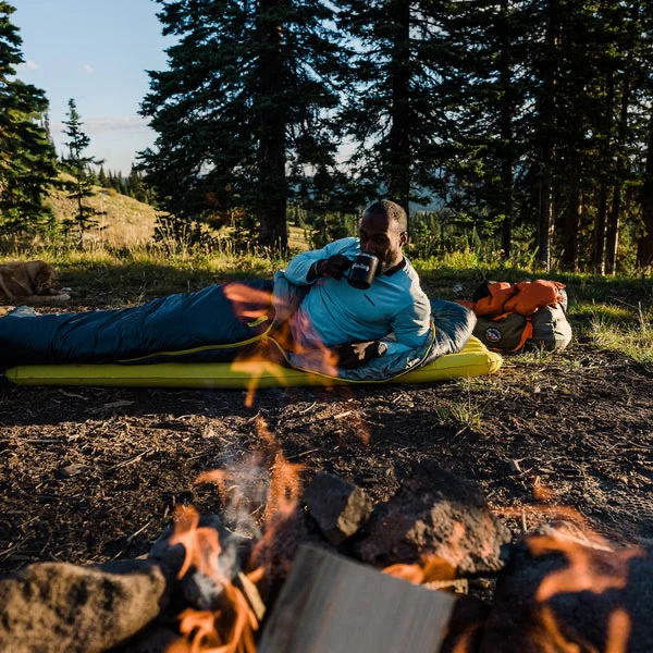 Big Agnes Anthracite 20° (FireLine Pro Recycled) Traditional Sleeping Bag - Regular Left - Image 11