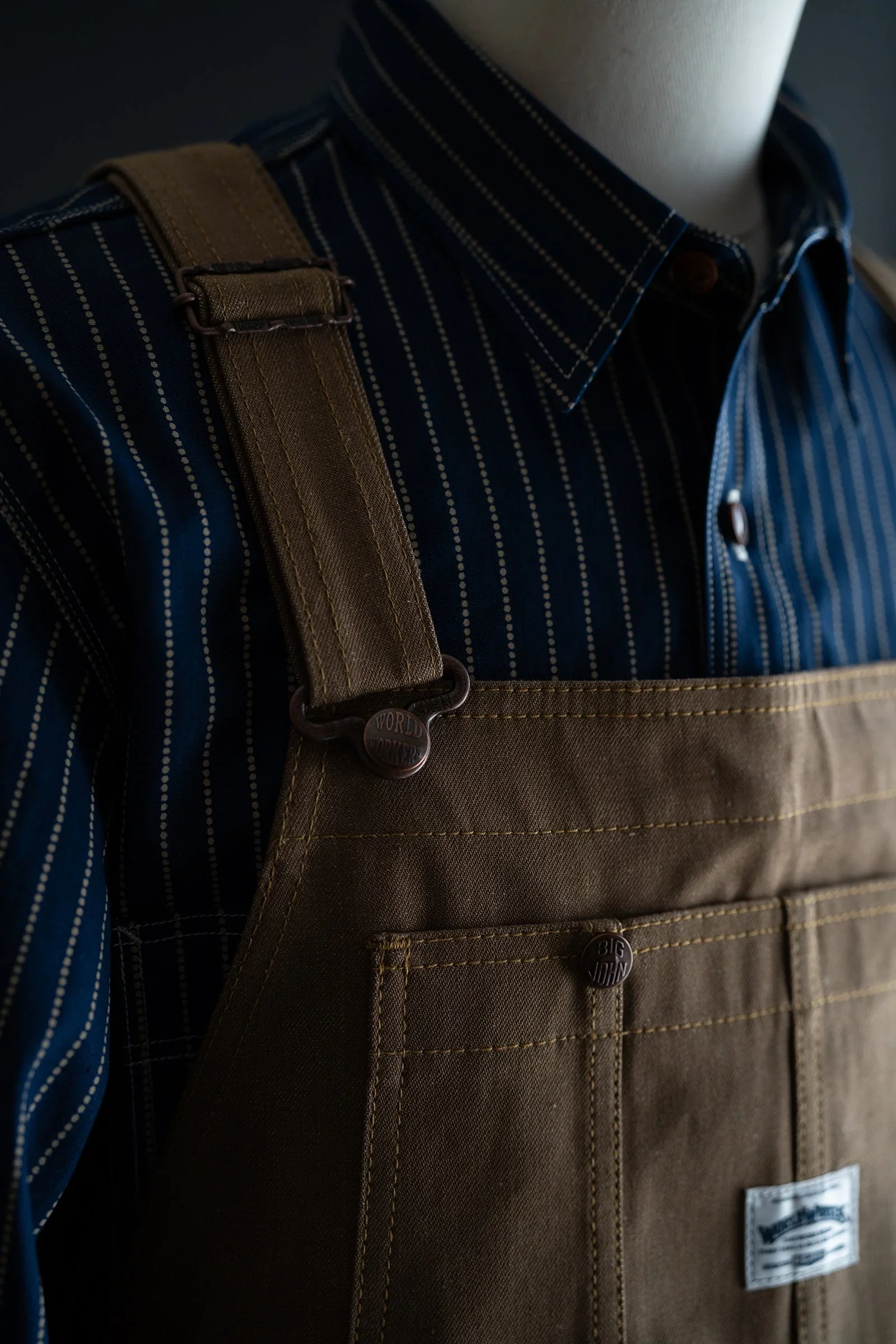 Big John Selvedge Chambray Shirt - Wabash - Image 3