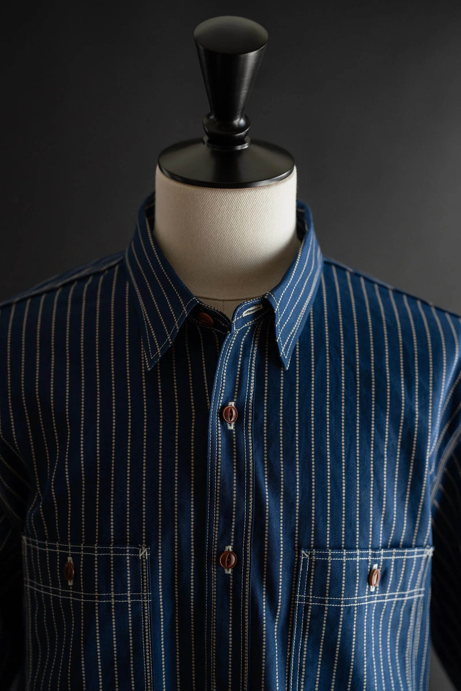 Big John Selvedge Chambray Shirt - Wabash - Image 9
