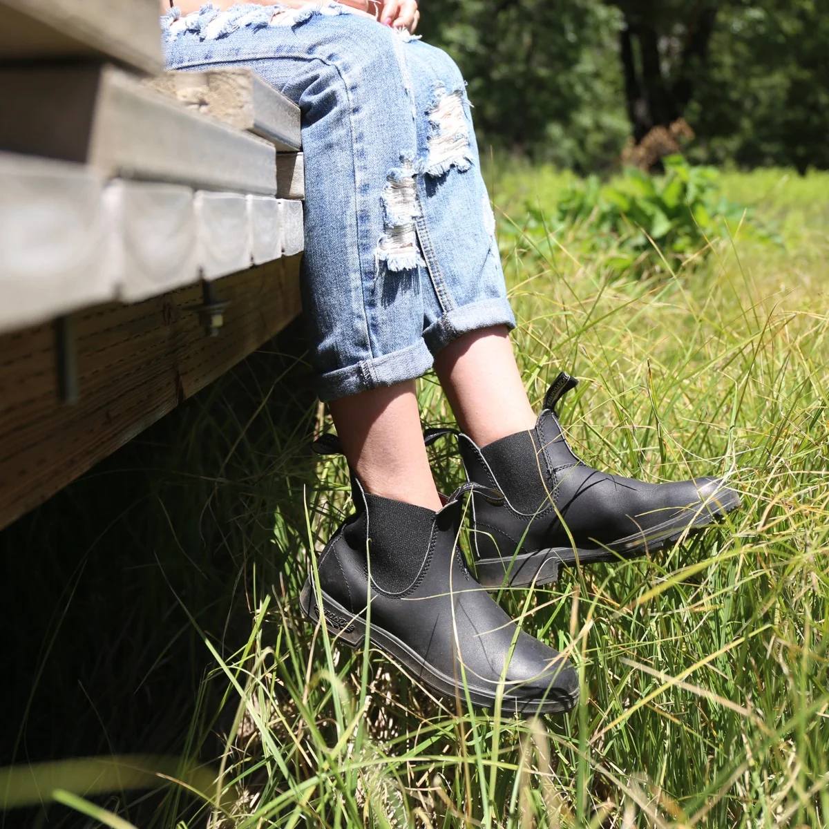 Blundstone #558 Women's Style Chelsea Boots - Black - Image 3