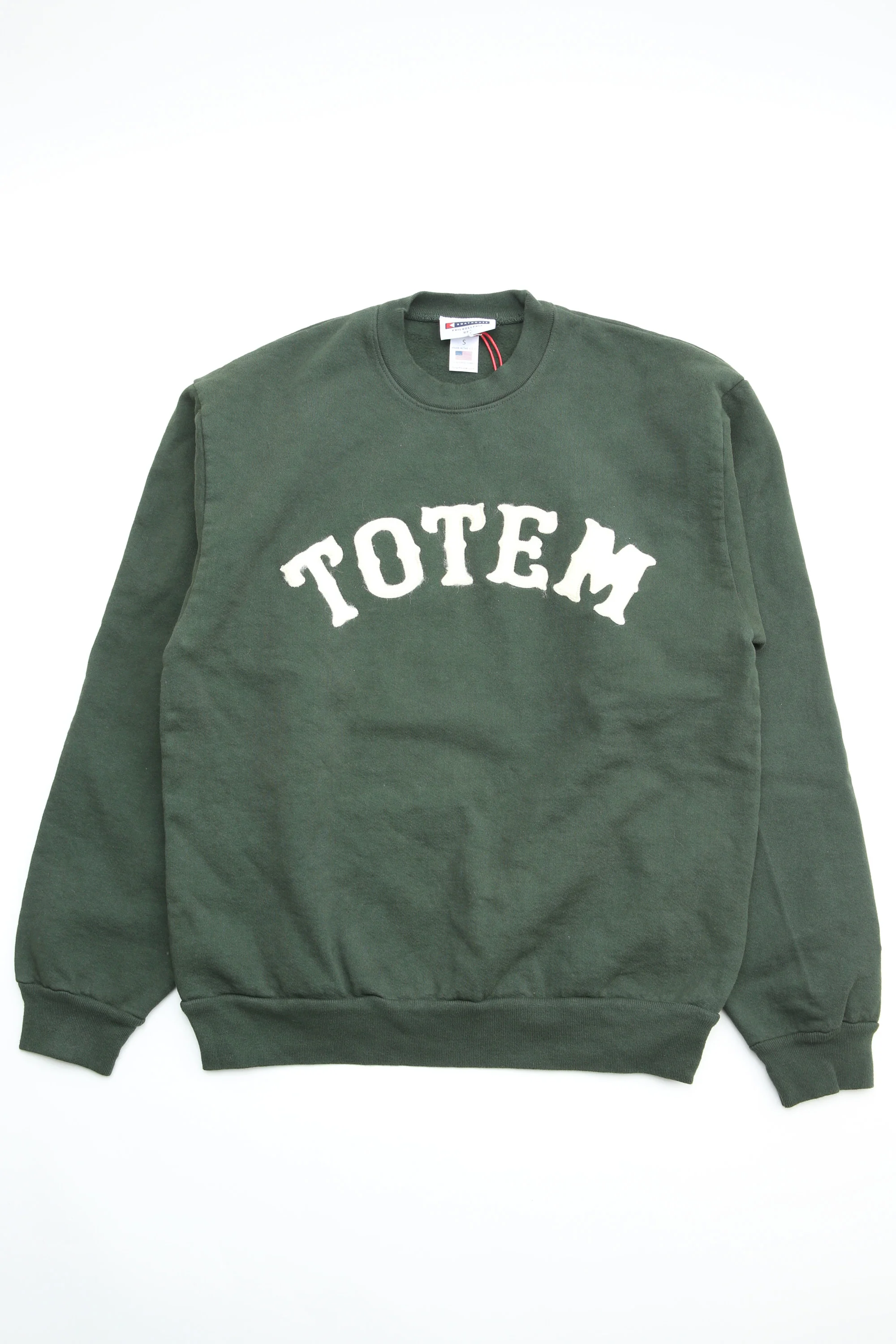 TOTEM x Boathouse | 'TOTEM' Heavyweight Crewneck | Hunter Green