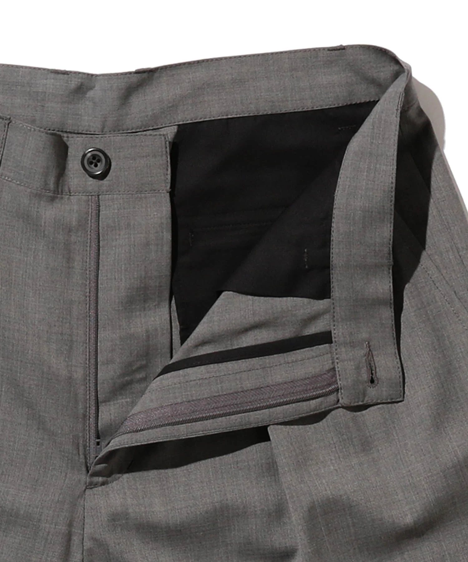Beams Plus 2 Pleats Shorts Wool Tropical - Grey - Image 6