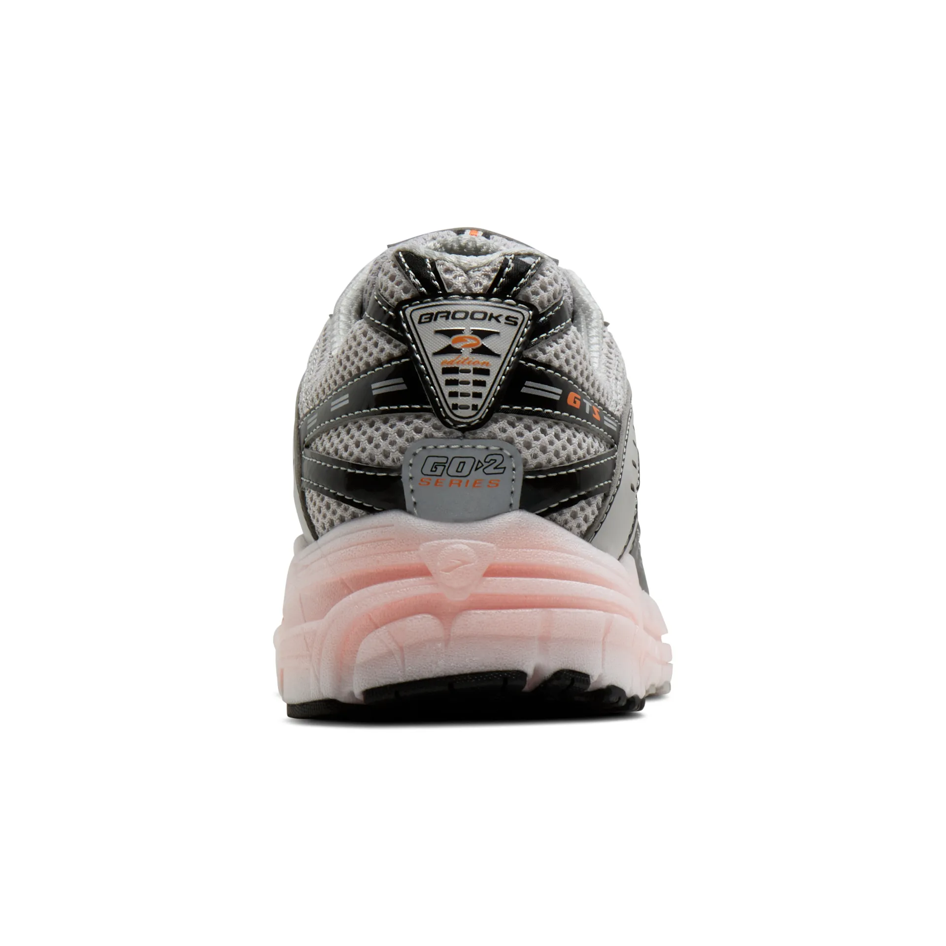 Brooks Adrenaline GTS 10 - Quiet Grey/Black/Coral Rose - Image 3