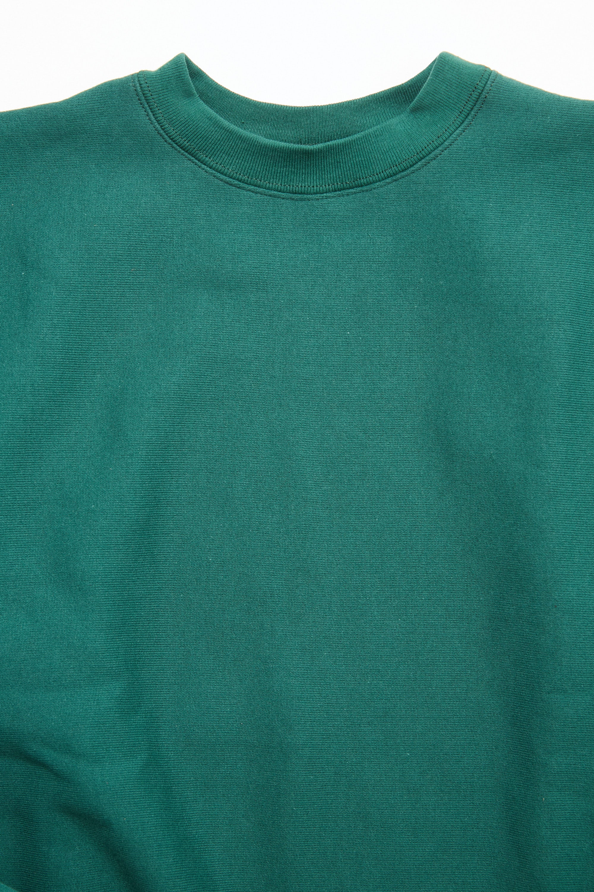 Camber #234 12 oz. Cross Knit Crewneck Sweatshirt - Dark Green - Image 2