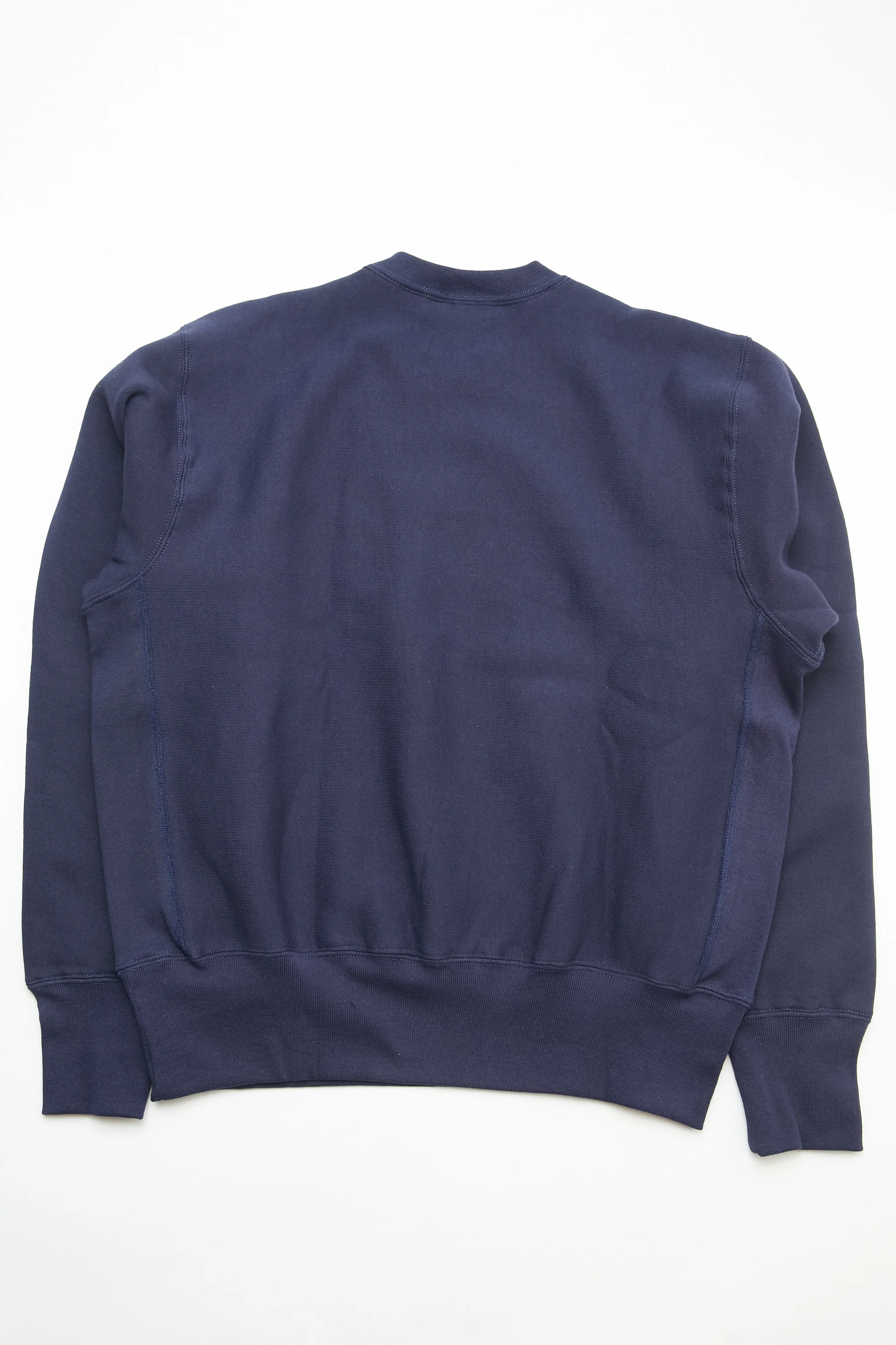 Camber #234 12 oz. Cross Knit Crewneck Sweatshirt - Navy - Image 5
