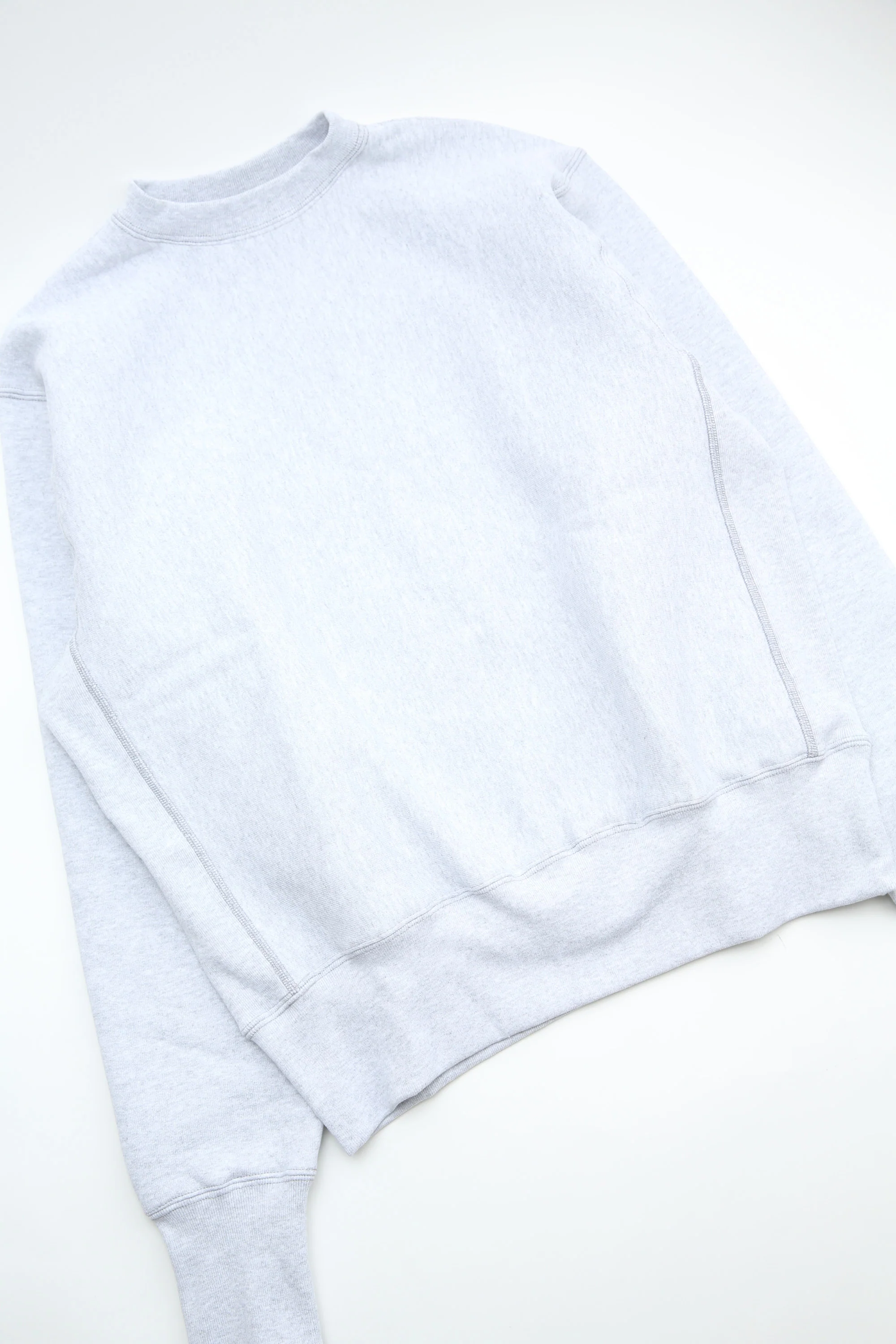 Camber #234 12 oz. Cross Knit Crewneck Sweatshirt - Grey Heather - Image 5