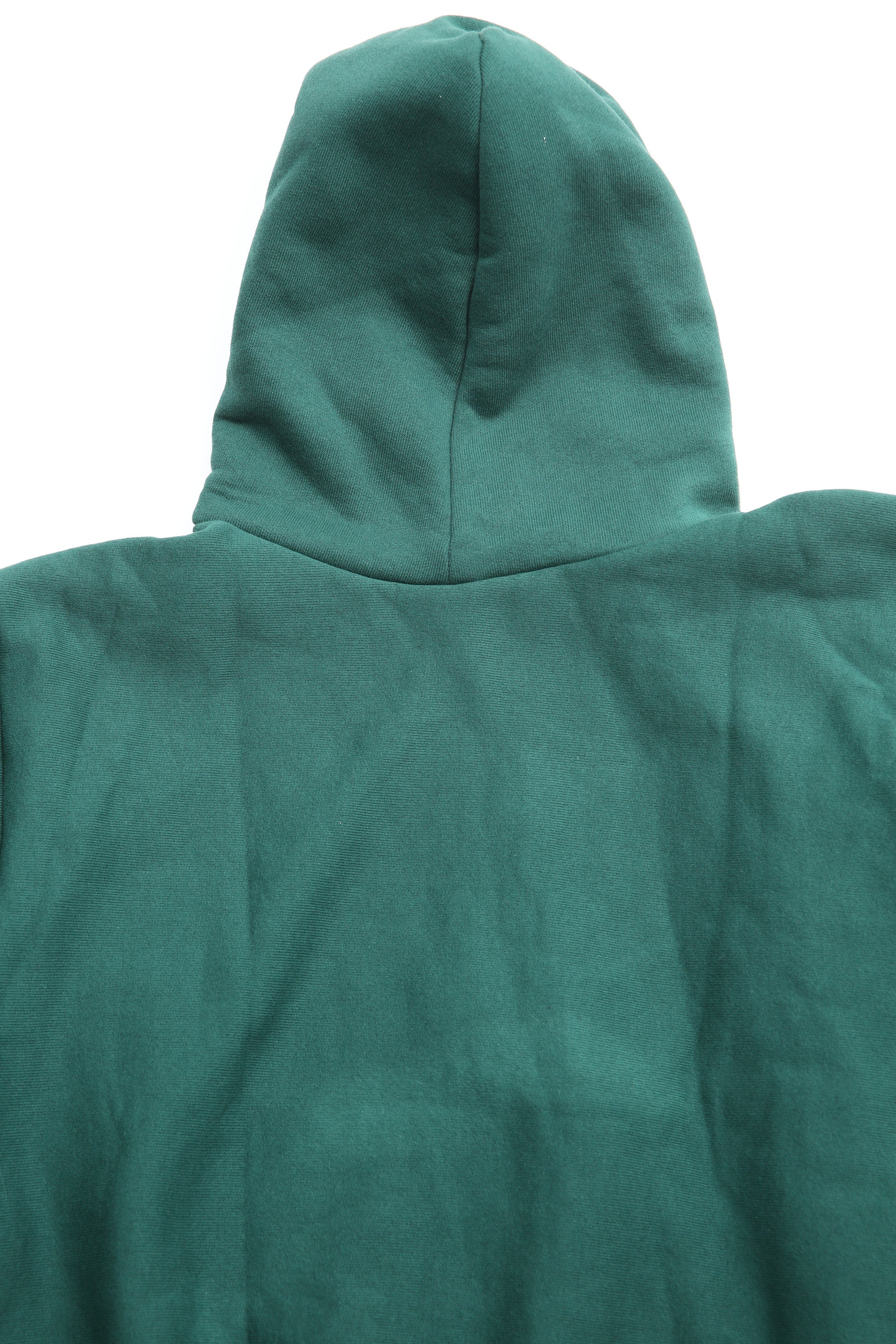 Camber #231 12oz Heavyweight Cross Knit Zippered Hoodie - Dark Green - Image 7