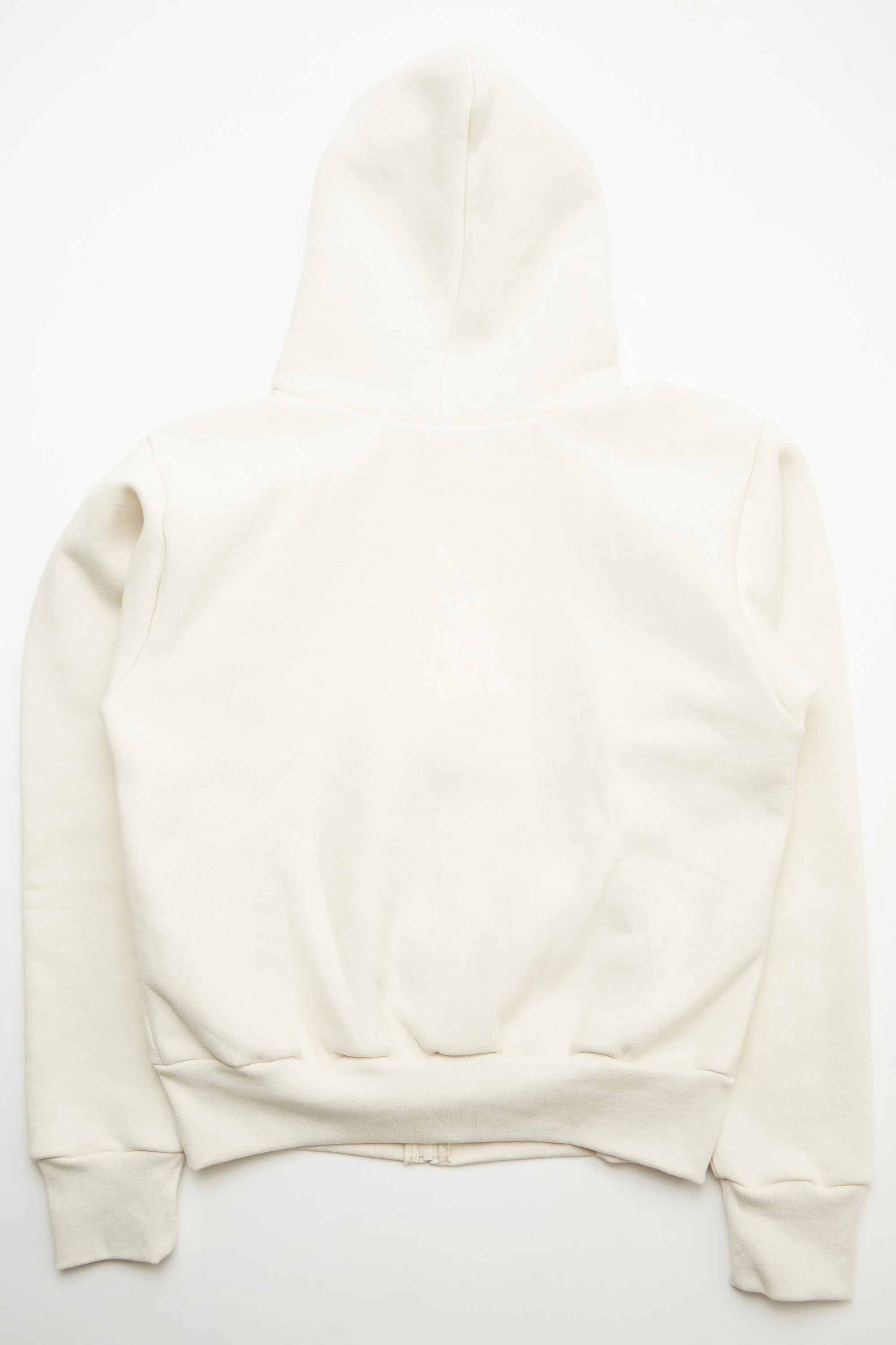 Camber #231 12oz Heavyweight Cross Knit Zippered Hoodie - Natural - Image 6