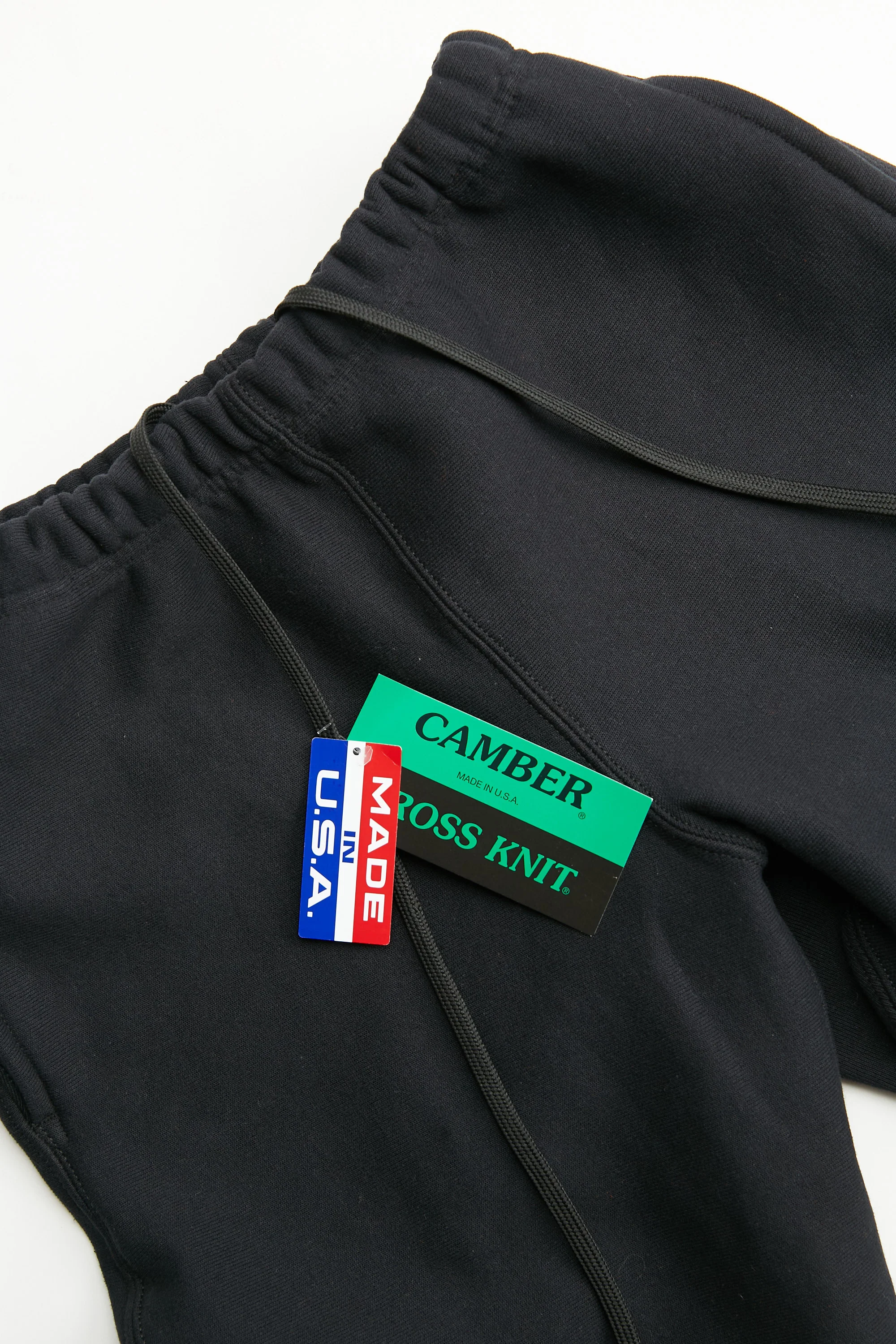 Camber #233 Cross-Knit Heavyweight Sweat Pant - Black - Image 6