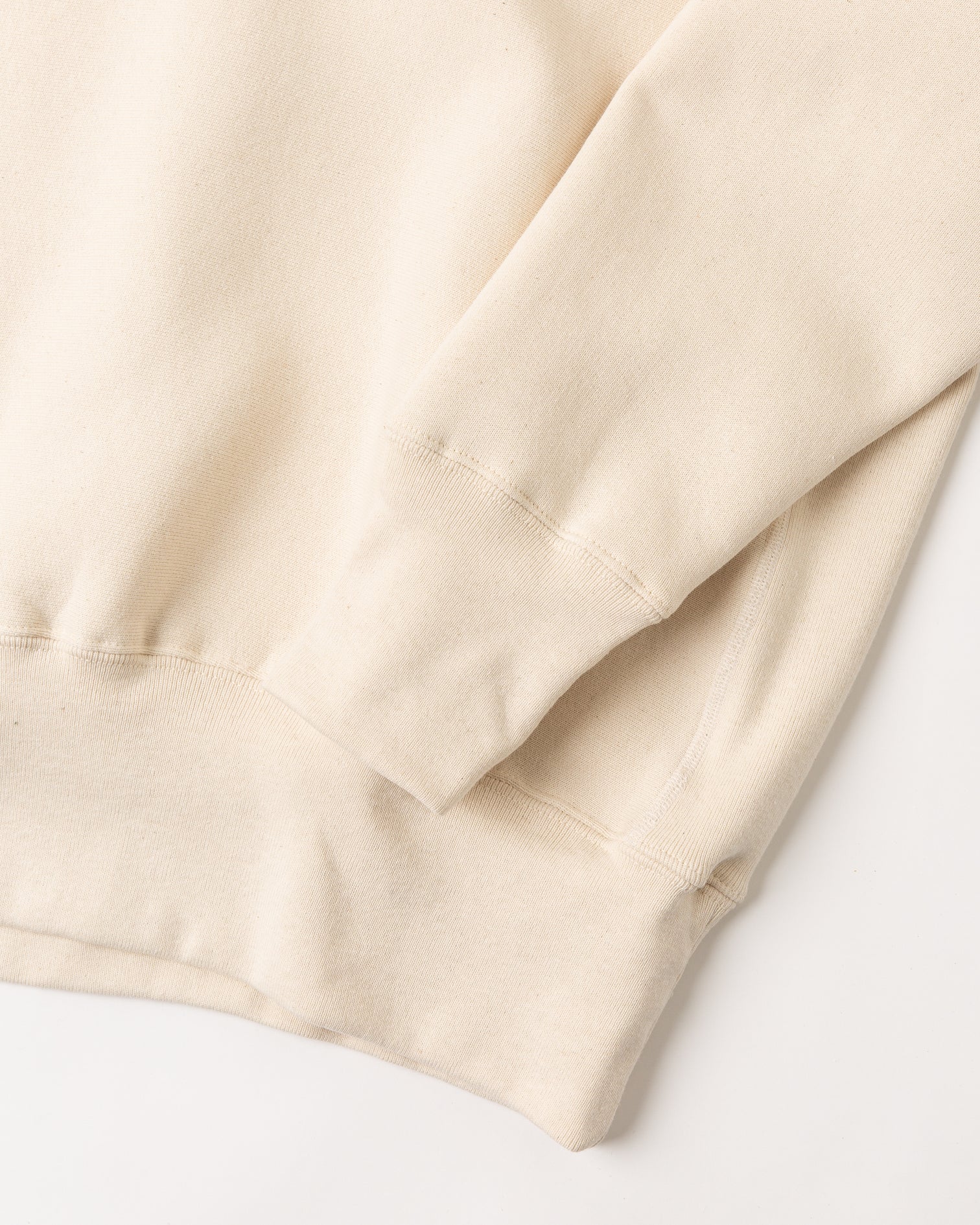 Camber #234 12 oz. Cross Knit Crewneck Sweatshirt  - Natural - Image 3