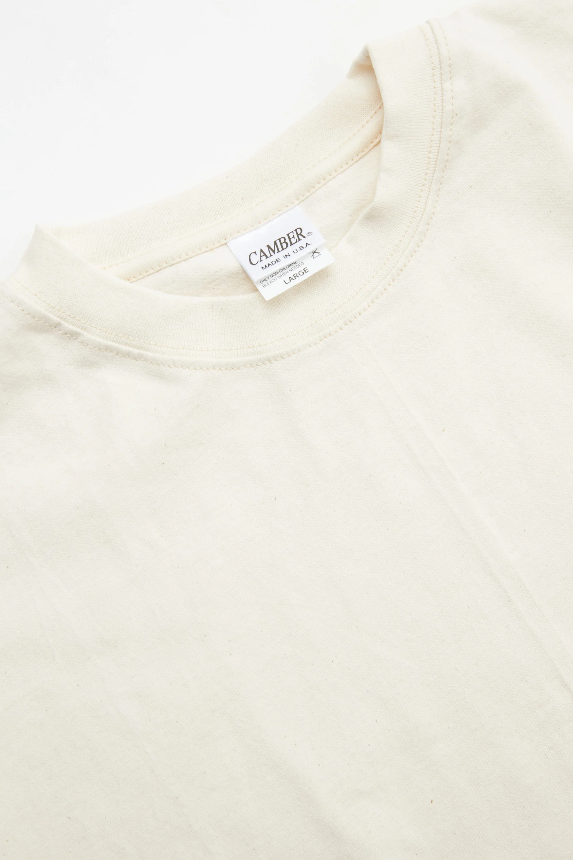Camber Max Weight Heavyweight Pocket T-Shirt #302 - Natural - Image 4