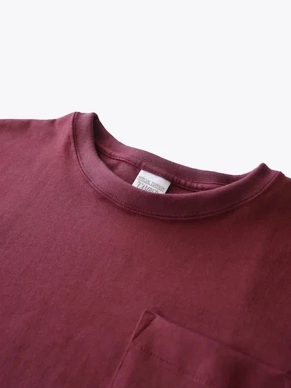 Camber Max Weight Heavyweight Pocket T-Shirt #302 - Burgundy - Image 3