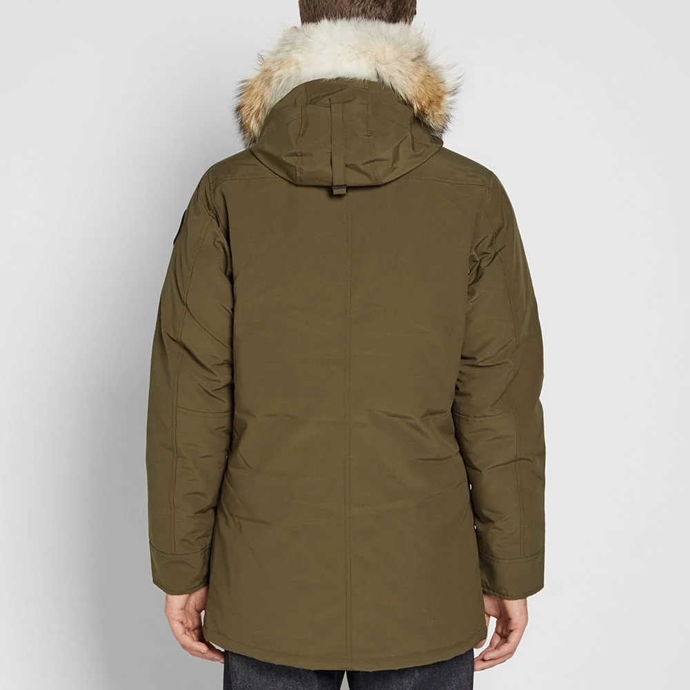 Canada Goose Men’s Chateau Parka with Fur - Military Green - Image 4
