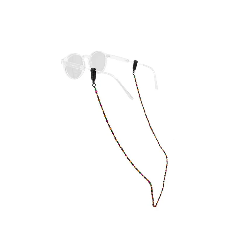 Chums Beaded Cords Retainer - Colored Wood Bead