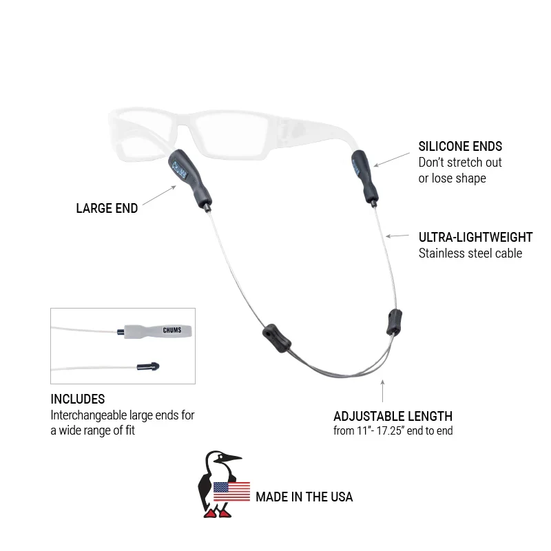 Chums Tideline Adjustable Retainer - Black - Image 2