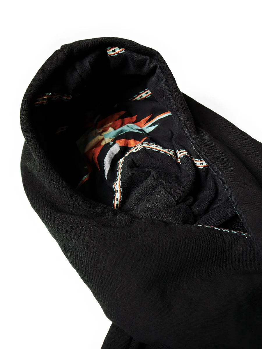 Kapital SWT Knit x Ortega Jersey KESA Parka - Black - Image 4