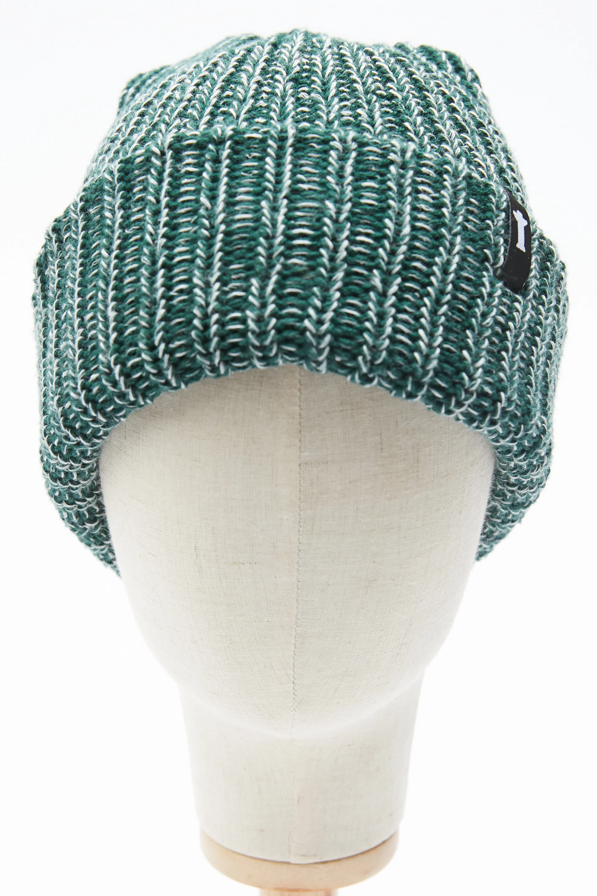 Totem Brand Co. Marled Watch Cap Beanie - Evergreen White - Image 2