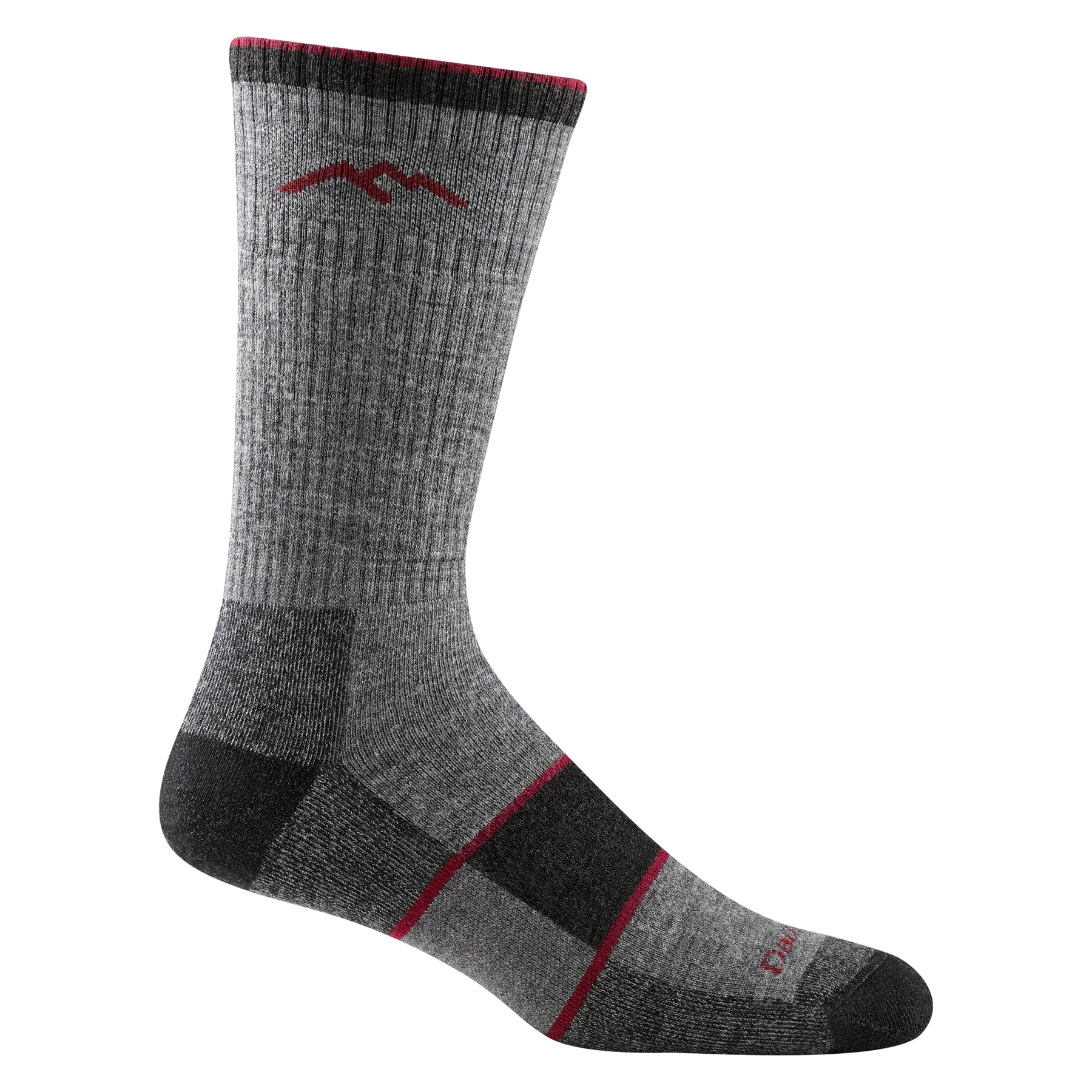 Darn Tough 1405 Men's Hiker Boot Full Cushion Midweight Hiking Socks - Charcoal