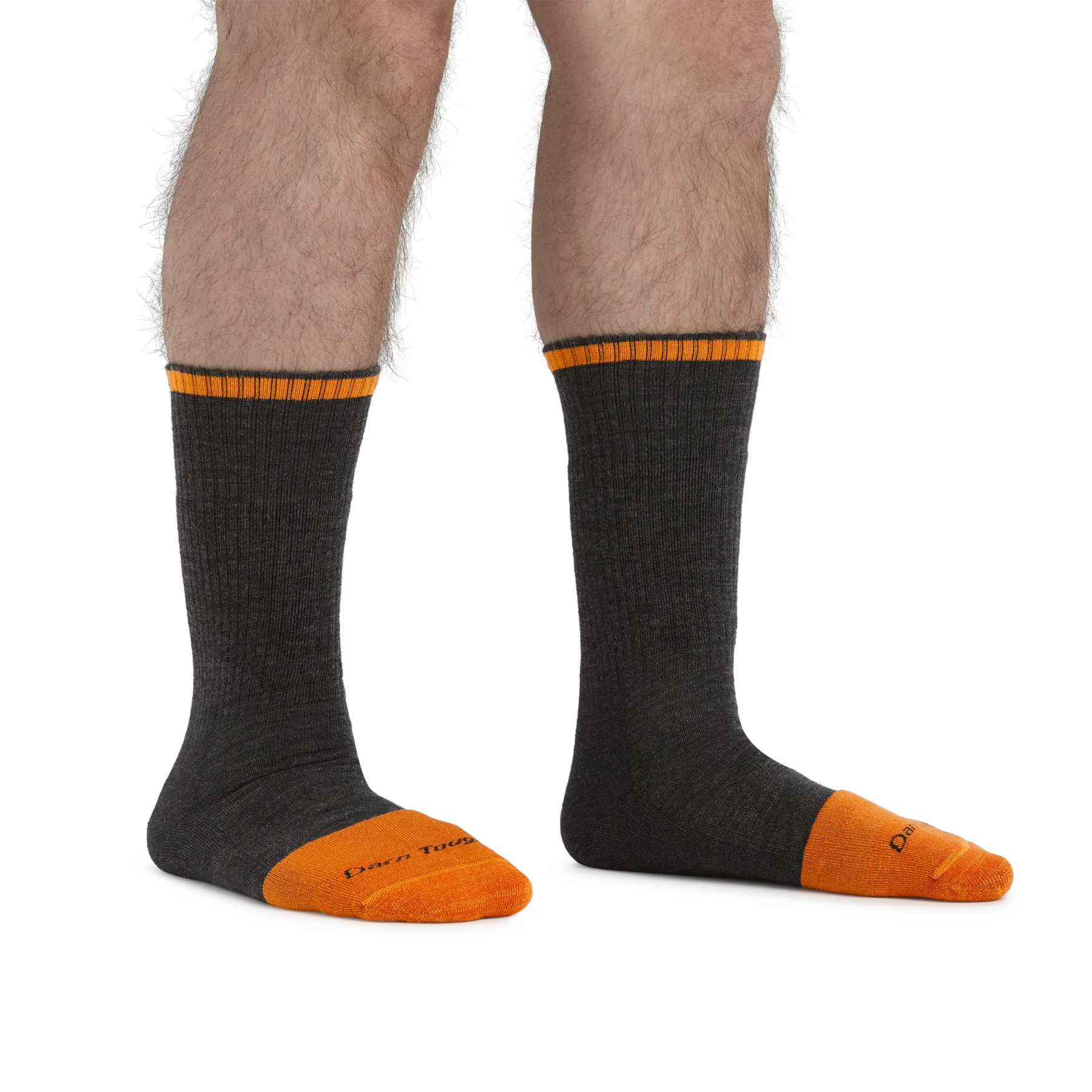 Darn Tough 2006 Men's Steely Boot Midweight Work Socks - Graphite - Image 2