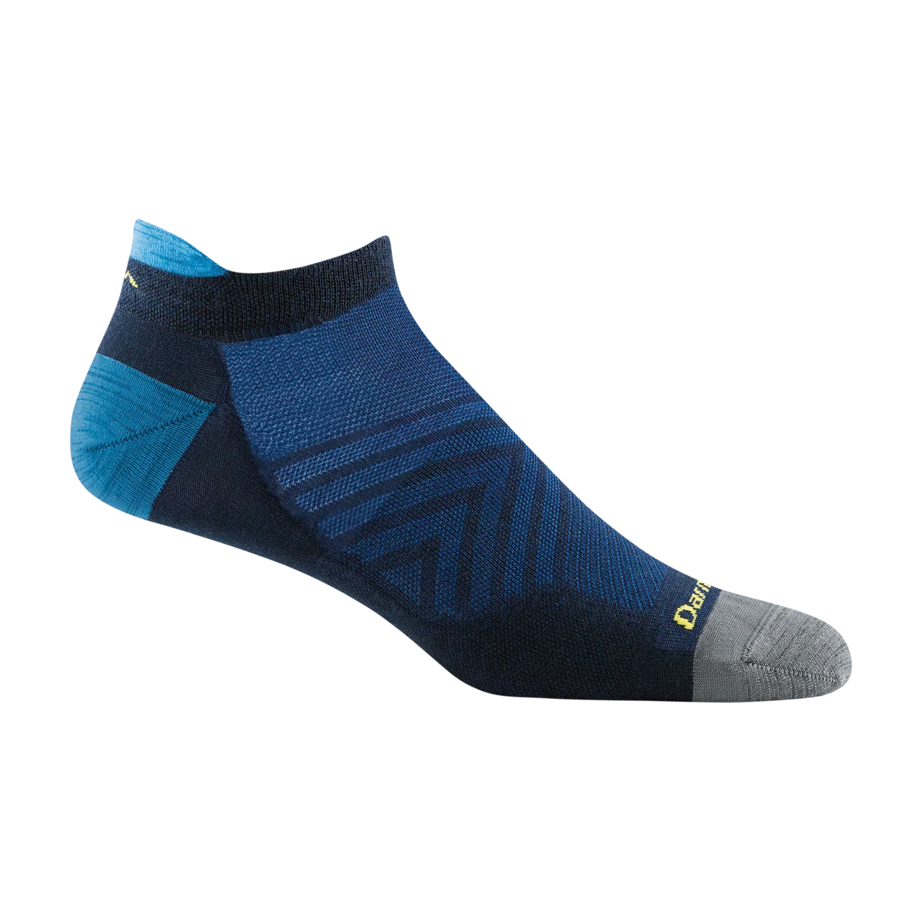Darn Tough Men's Run No Show Tab Ultra-Lightweight Running Socks 1033 - Eclipse