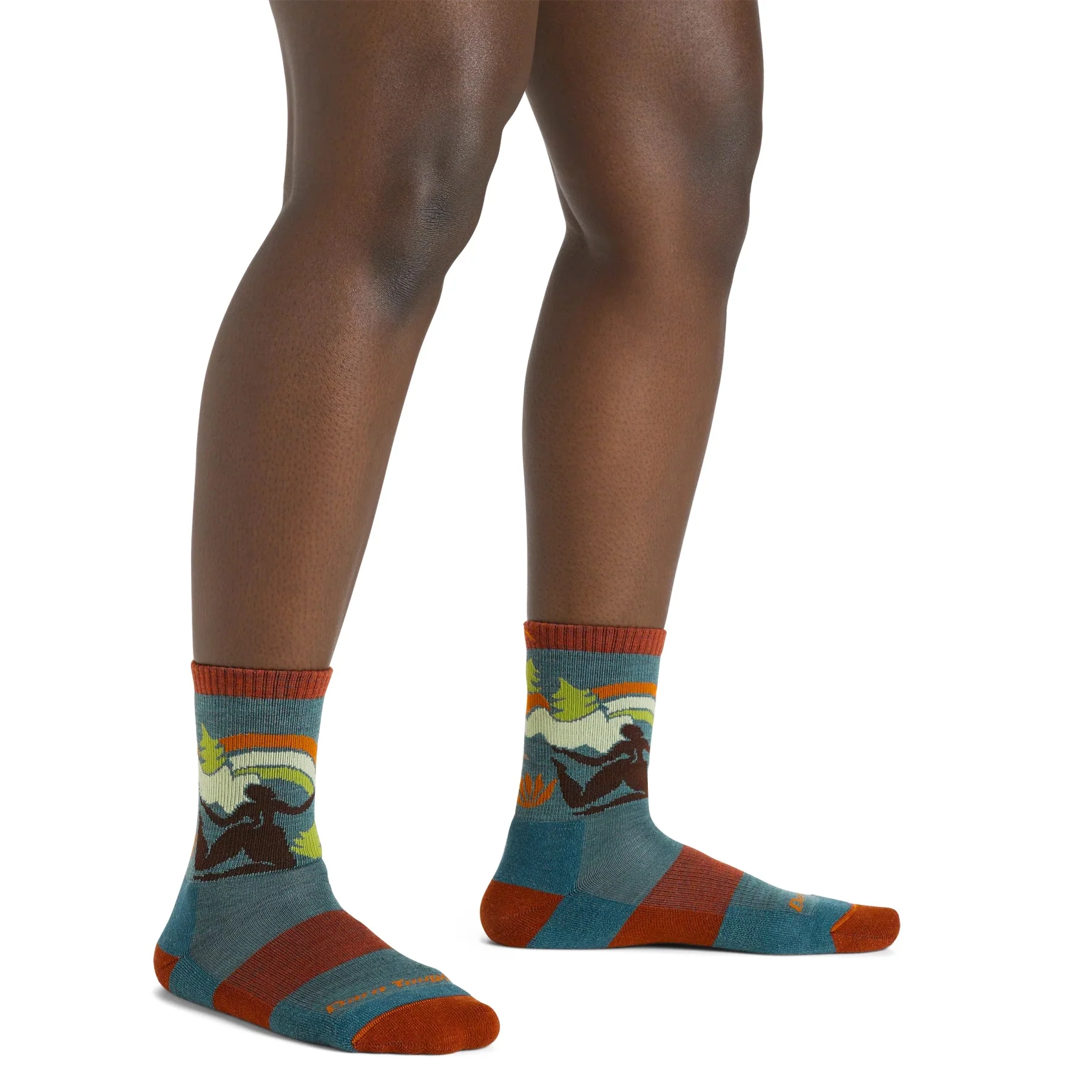 Darn Tough 5016 Women's Trailblazer Micro Crew Lightweight - Teal - Image 3