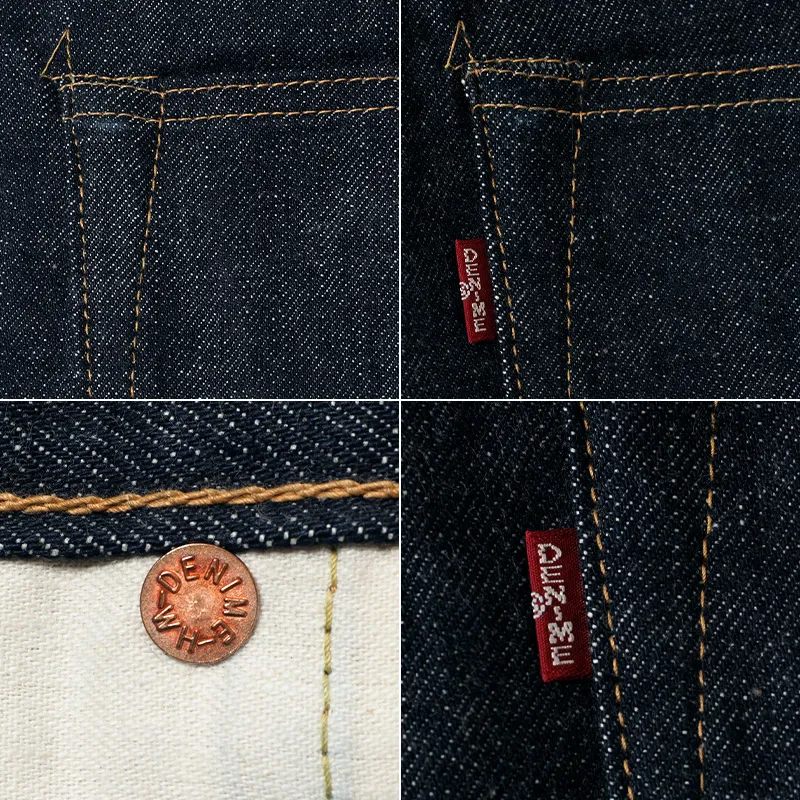 Denime by Warehouse Lot 220-A - Offset XX Model Jeans - Indigo Denim (Raw) - Image 14