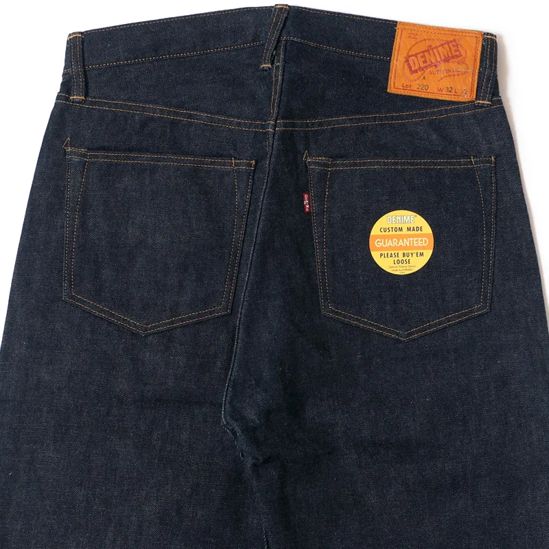 Denime by Warehouse Lot 220-A - Offset XX Model Jeans - Indigo Denim (Raw) - Image 17