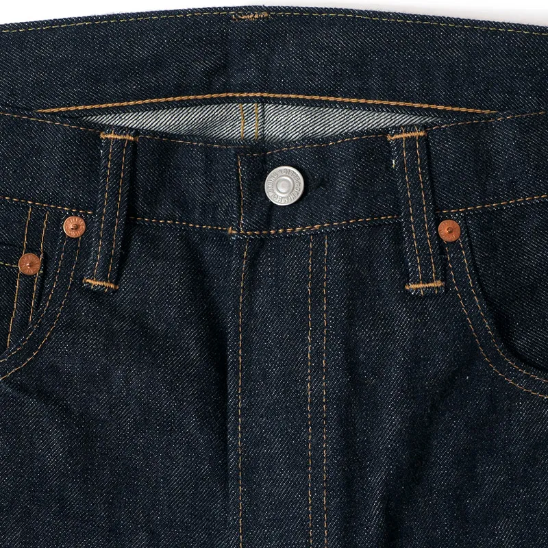 Denime by Warehouse Lot 220-A - Offset XX Model Jeans - Indigo Denim (Raw) - Image 3