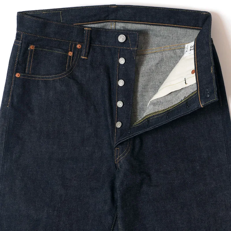 Denime by Warehouse Lot 220-A - Offset XX Model Jeans - Indigo Denim (Raw) - Image 5