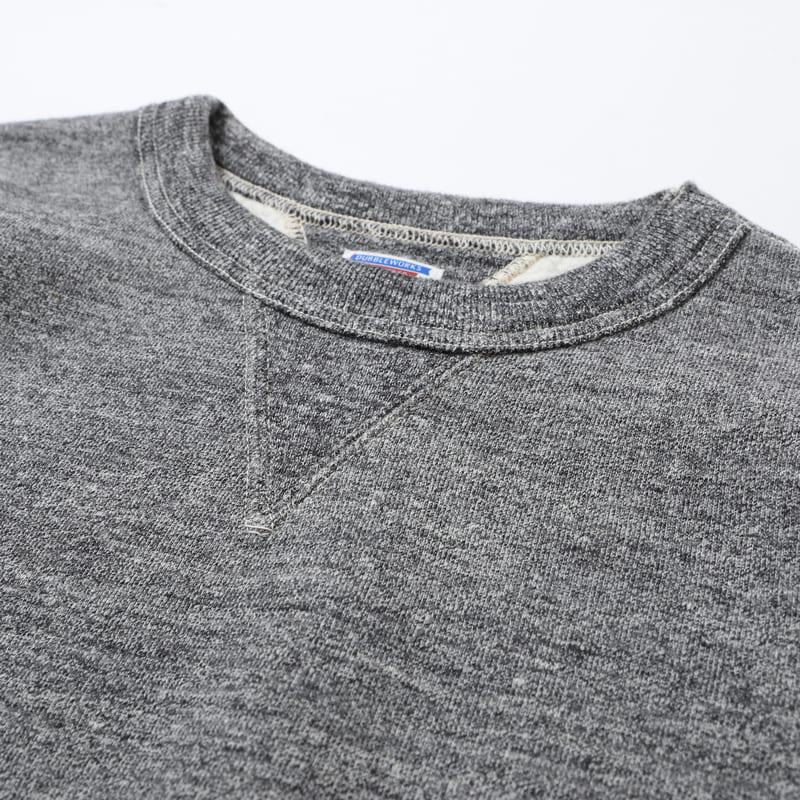 Dubble Works Lot 86001 Loop Wheel Sweat Shirt Indigo Dye - Indigo - Image 6