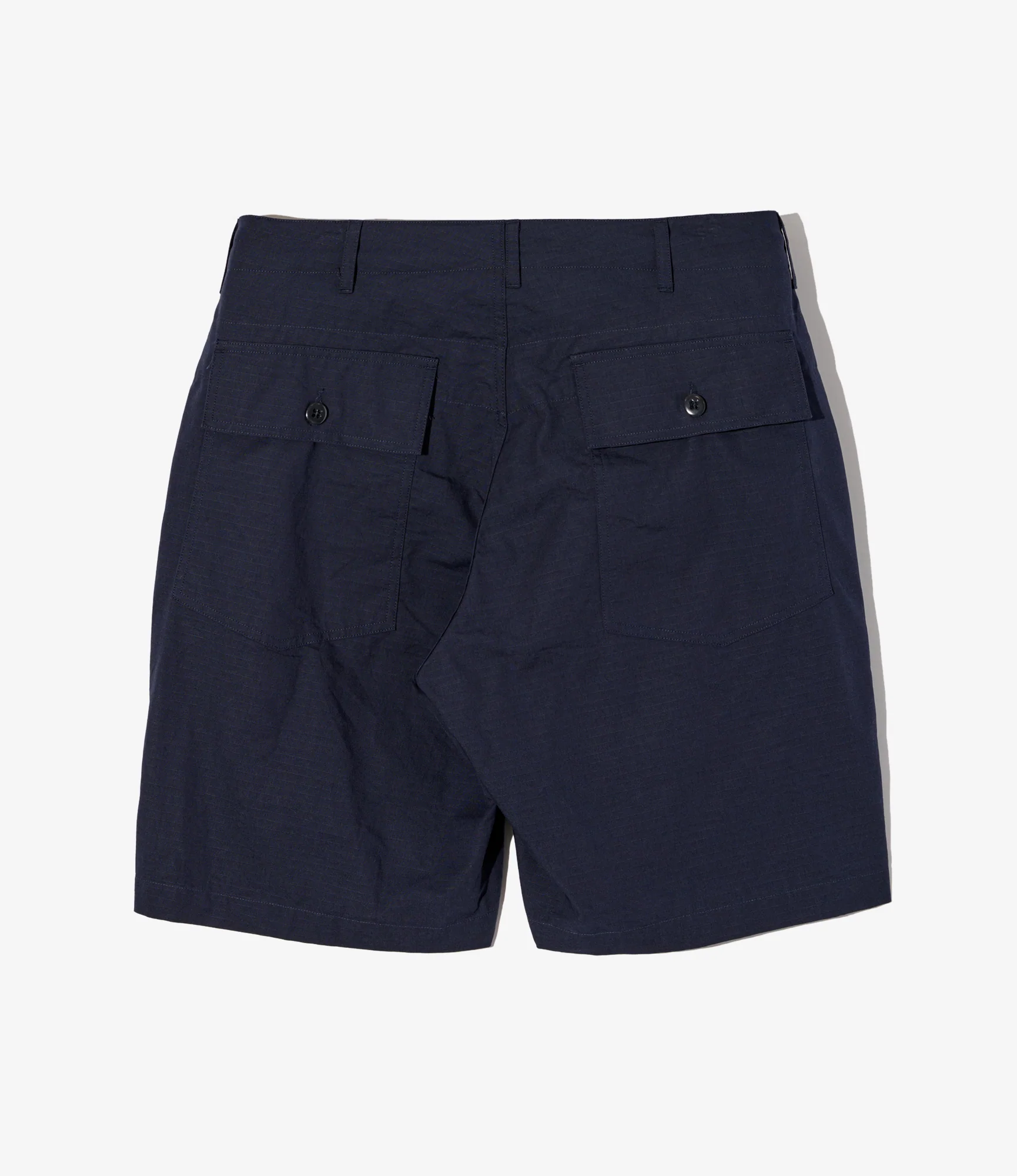 Engineered Garments Fatigue Short - Dark Navy Cotton Ripstop - Image 2